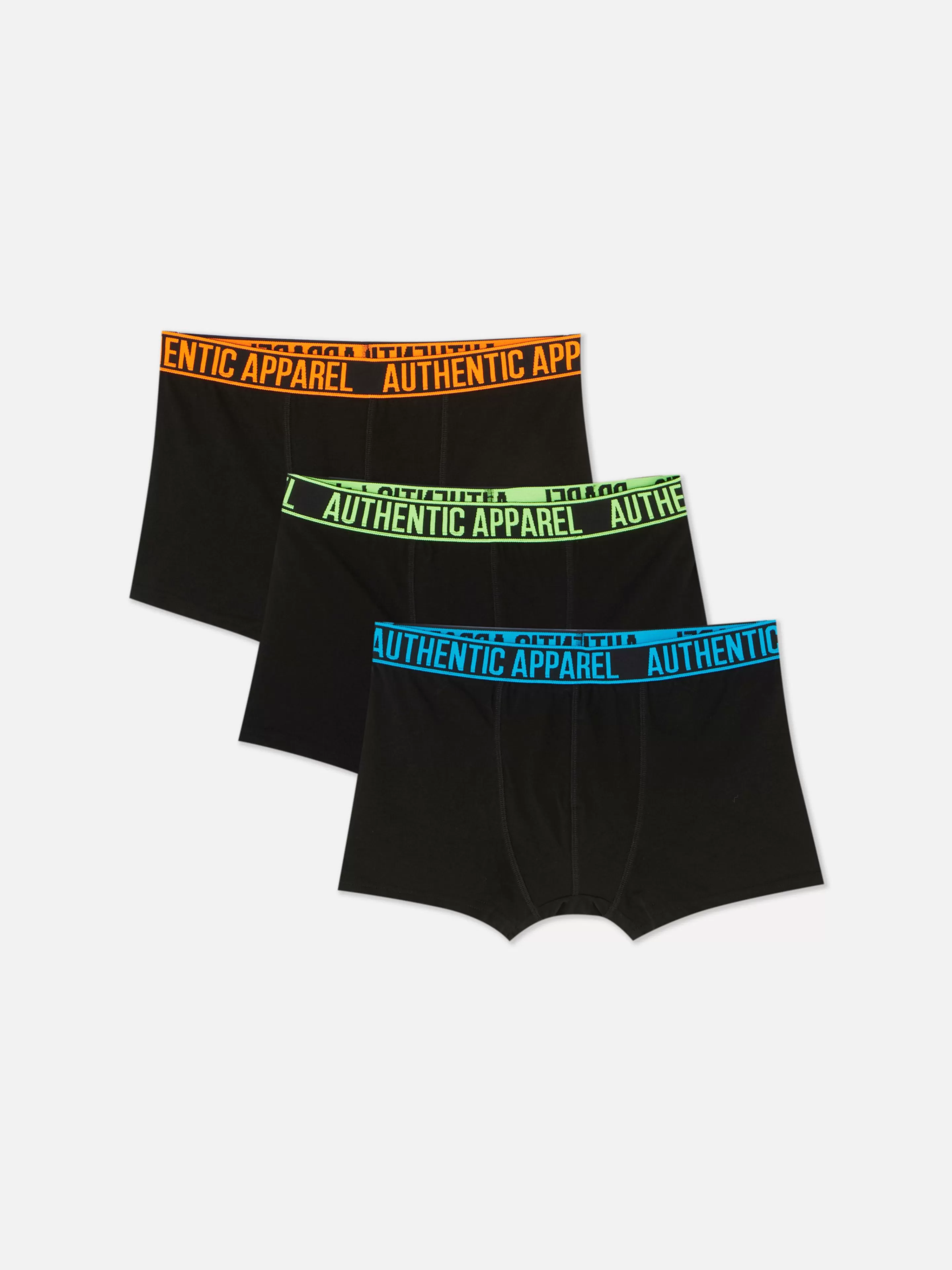 Hombre Primark Ropa Interior | Pack De 3 Calzoncillos Con Cinturilla Brillante