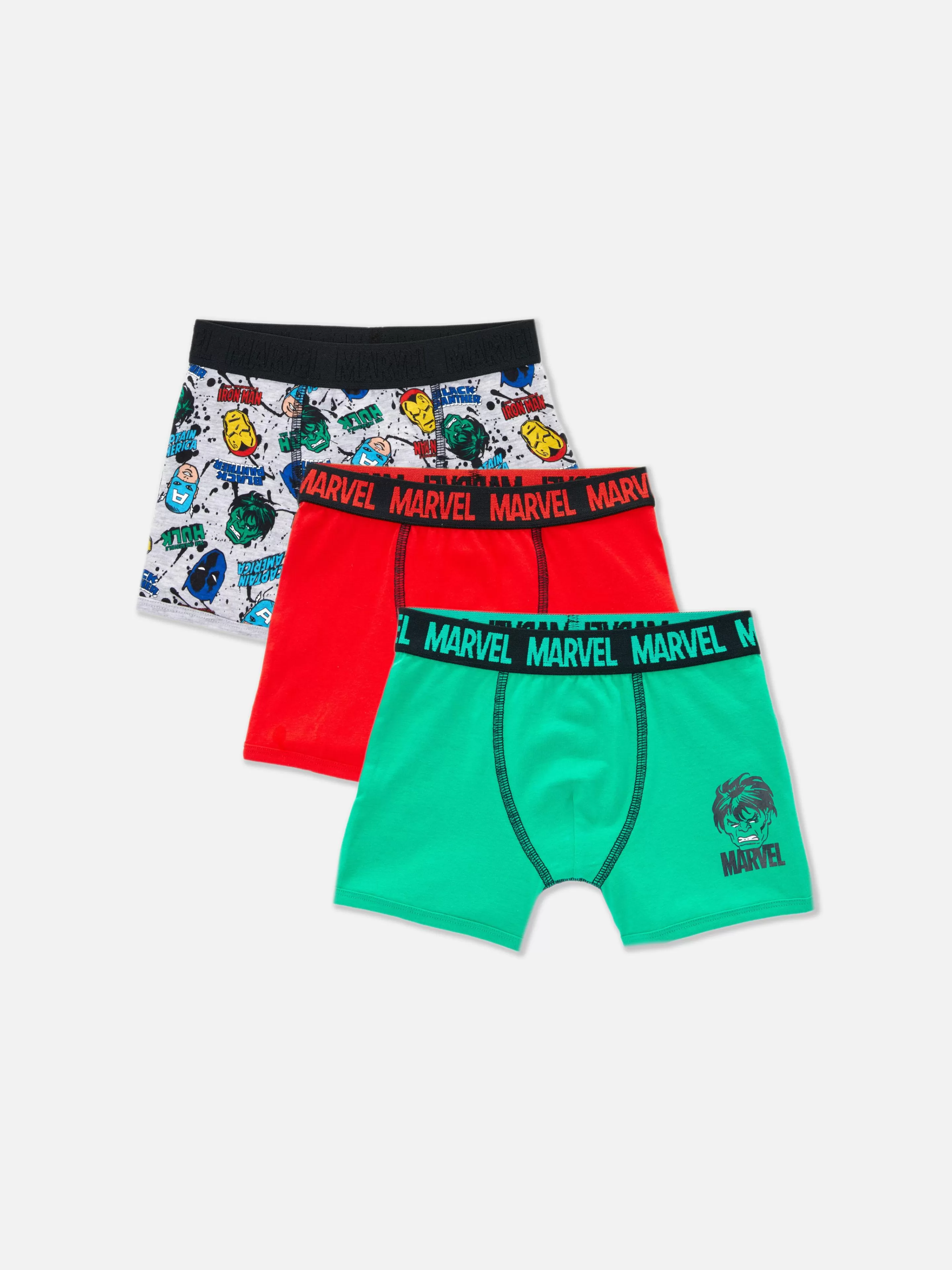 Niños Primark Ropa Interior | Pack De 3 Calzoncillos De Los Vengadores De Marvel