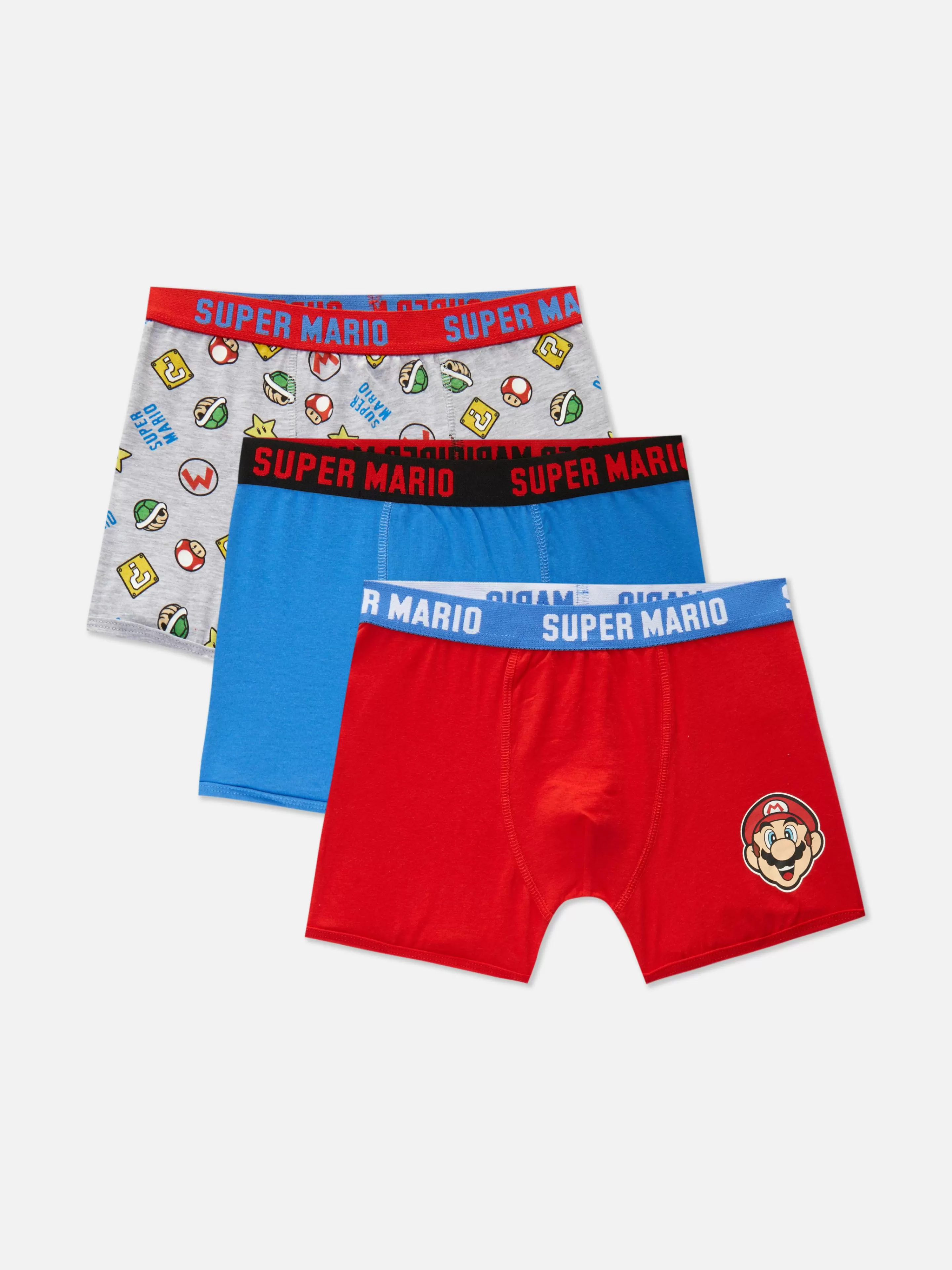 Niños Primark Ropa Interior | Pack De 3 Calzoncillos De Super Mario