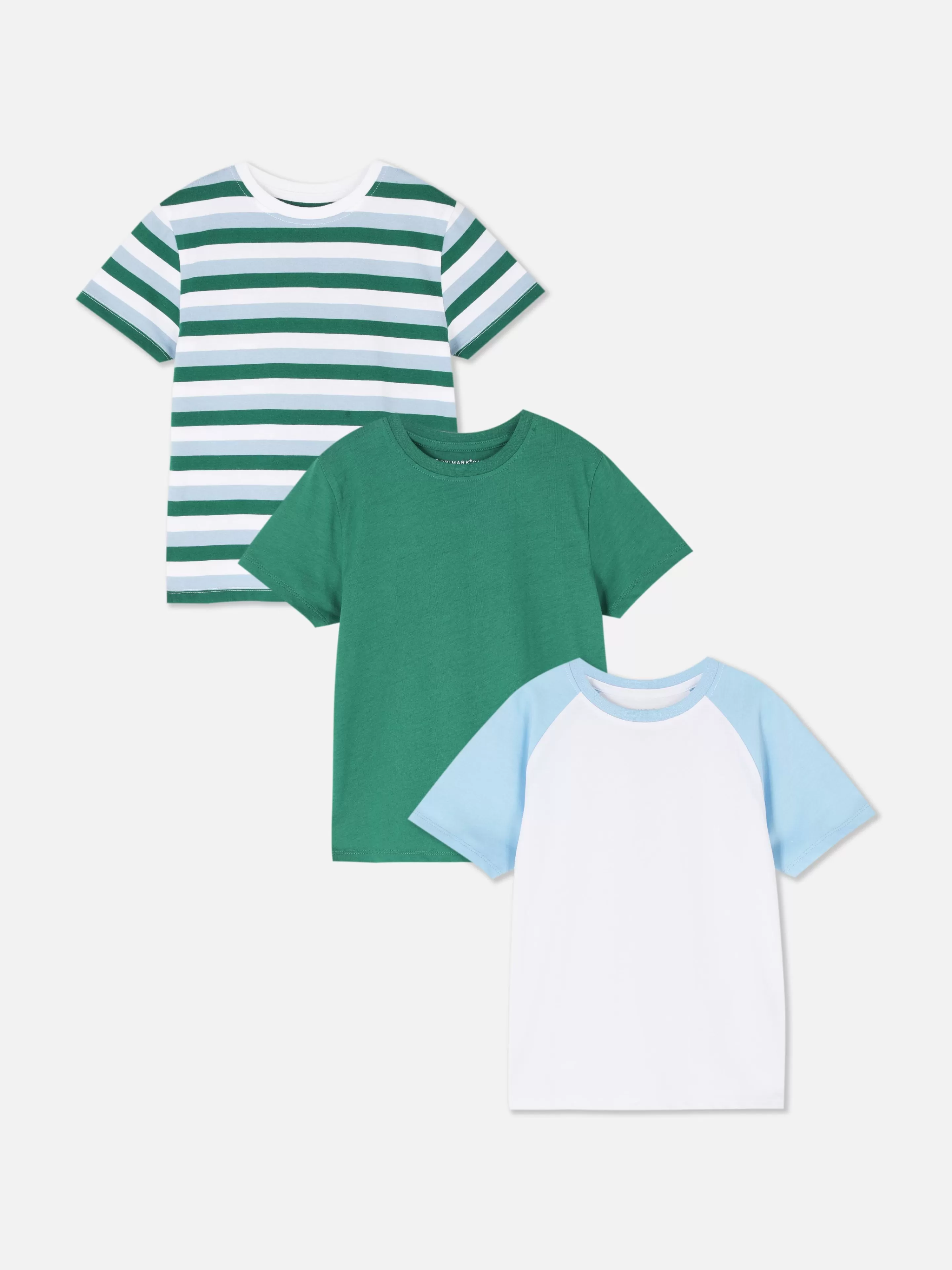 Niños Primark Tops Y Camisetas | Pack De 3 Camisetas De Manga Corta