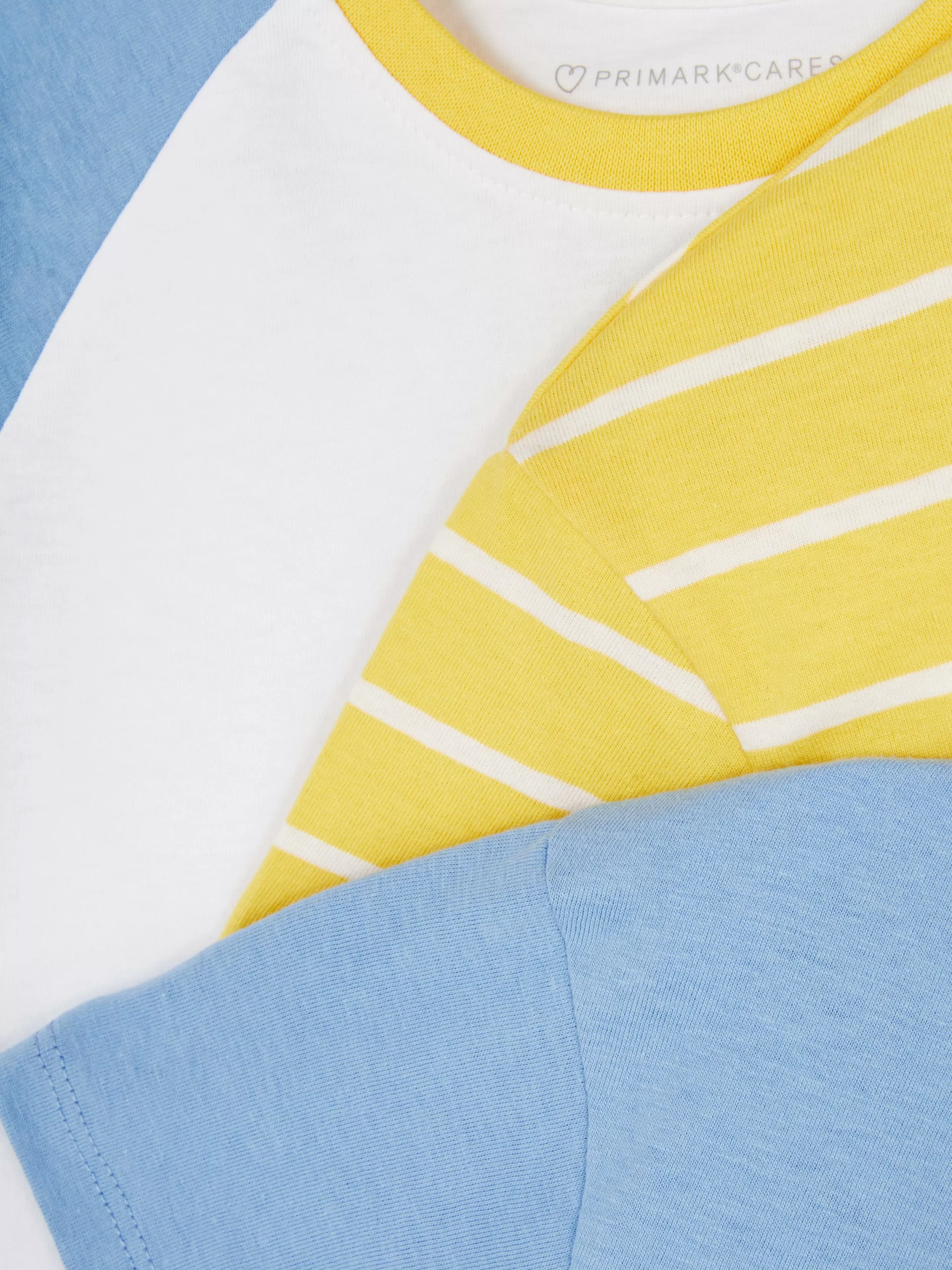 Niños Primark Tops Y Camisetas | Pack De 3 Camisetas De Manga Corta Surtidas