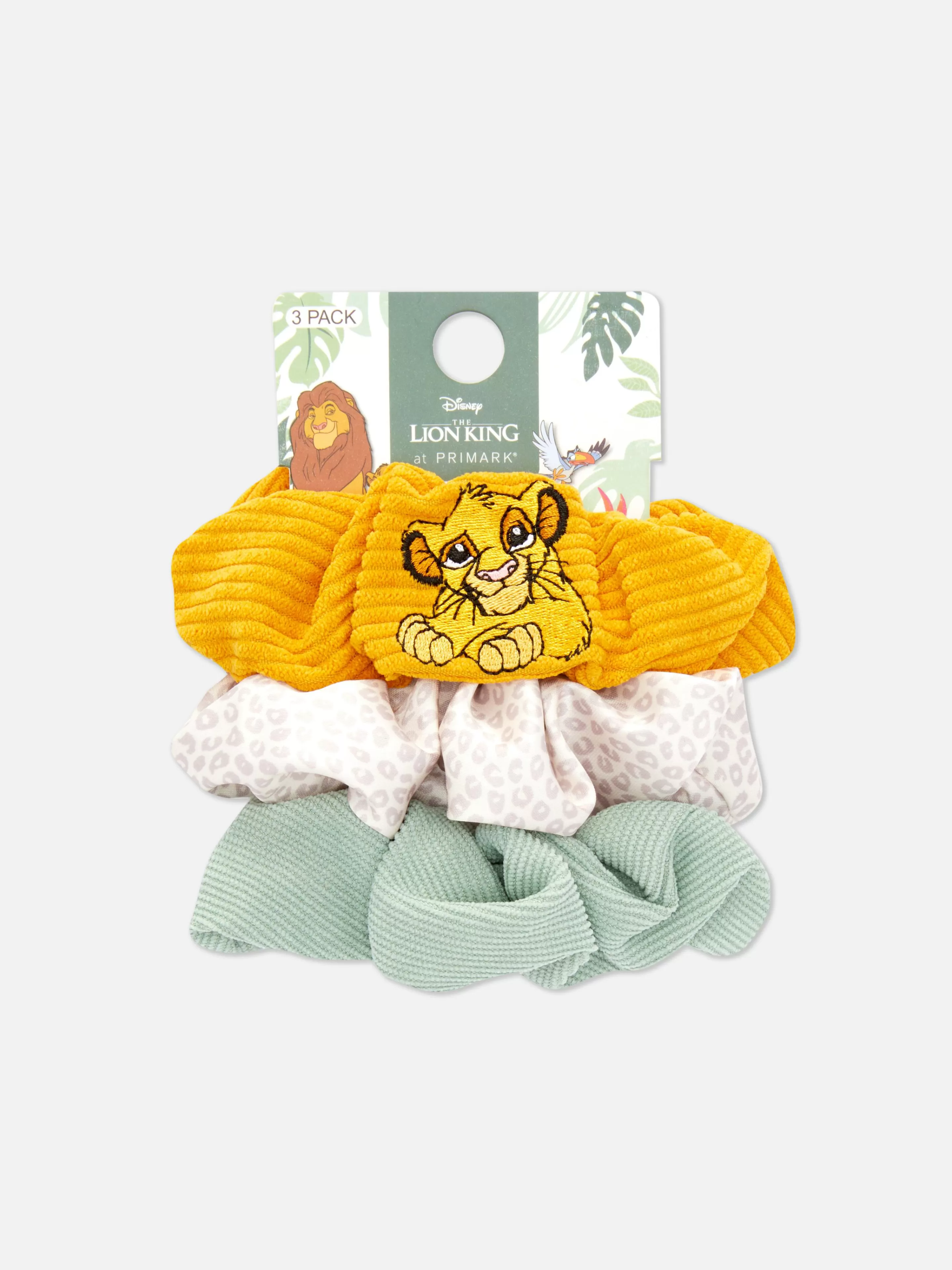 Mujer Primark Accesorios Para El Pelo | Pack De 3 Coleteros De El Rey León De Disney