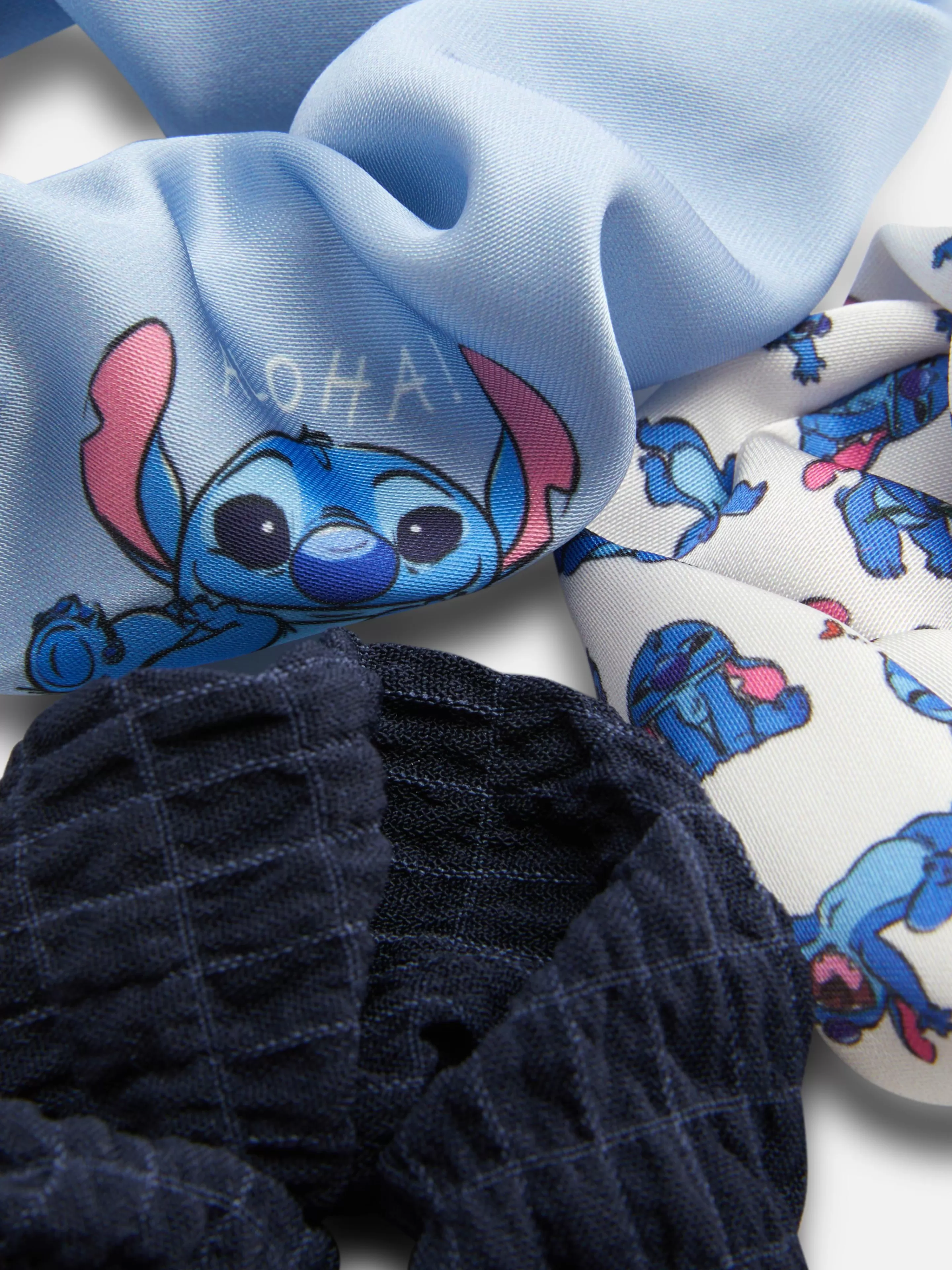 Mujer Primark Accesorios Para El Pelo | Pack De 3 Coleteros De Stitch De Disney