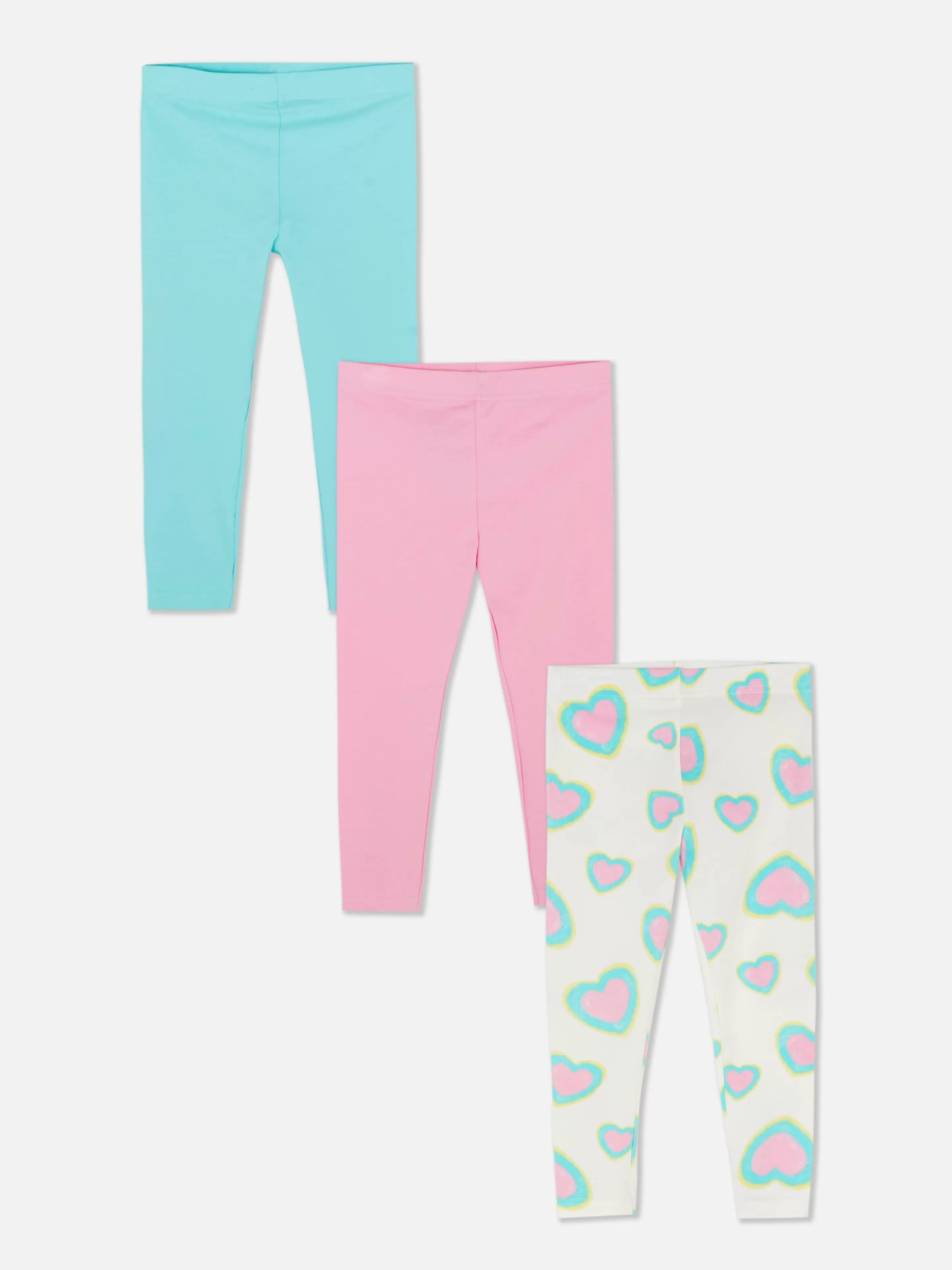 Niños Primark Pantalones Y Leggings | Pack De 3 Leggings Estampados Surtidos