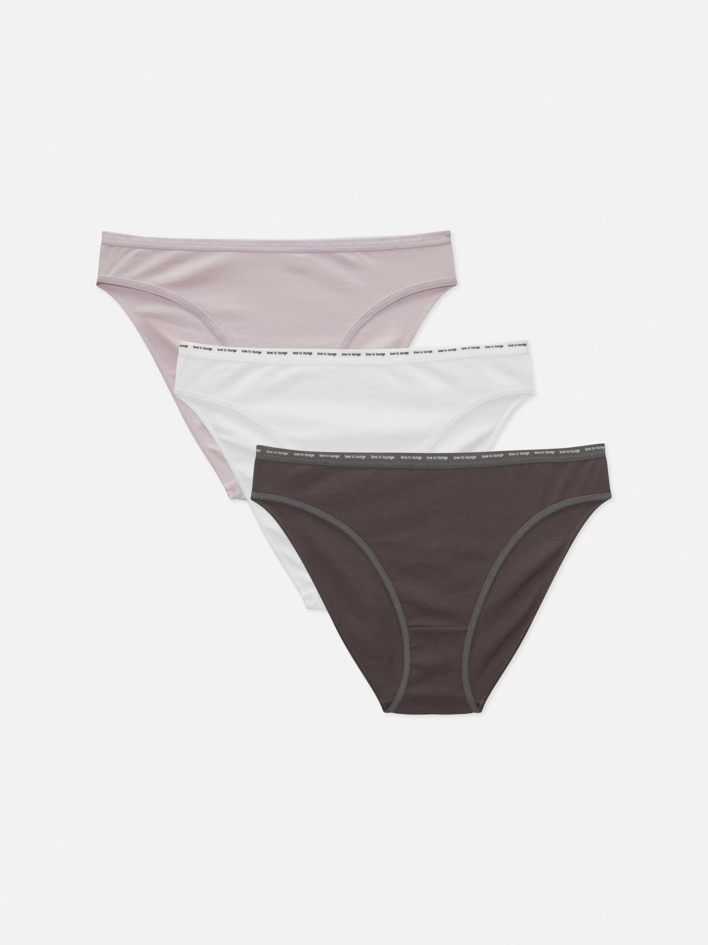 Mujer Primark Bragas | Pack De 3 Minibraguitas Elásticas