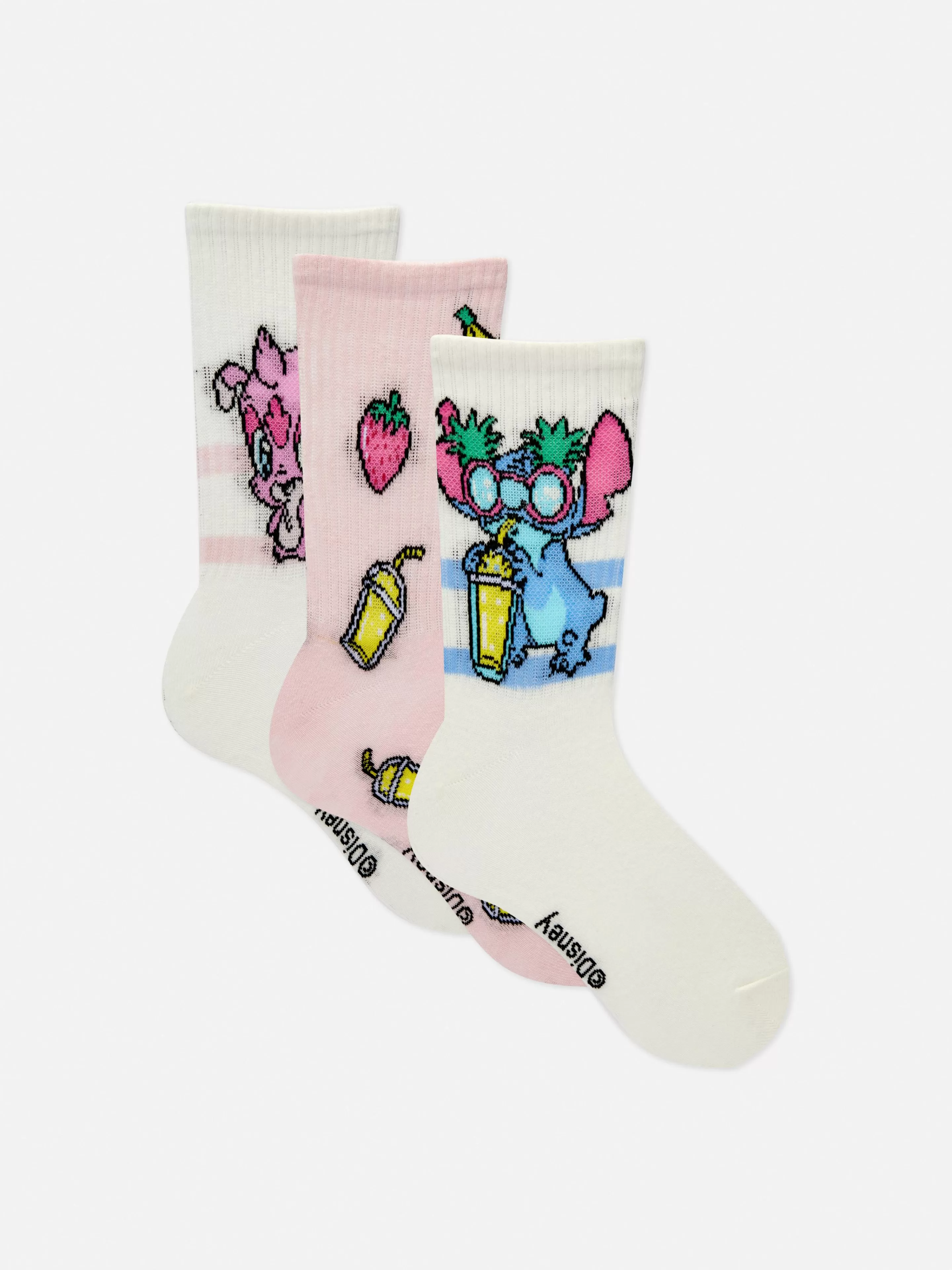 Mujer Primark Calcetines | Pack De 3 Pares De Calcetines Altos De Disney