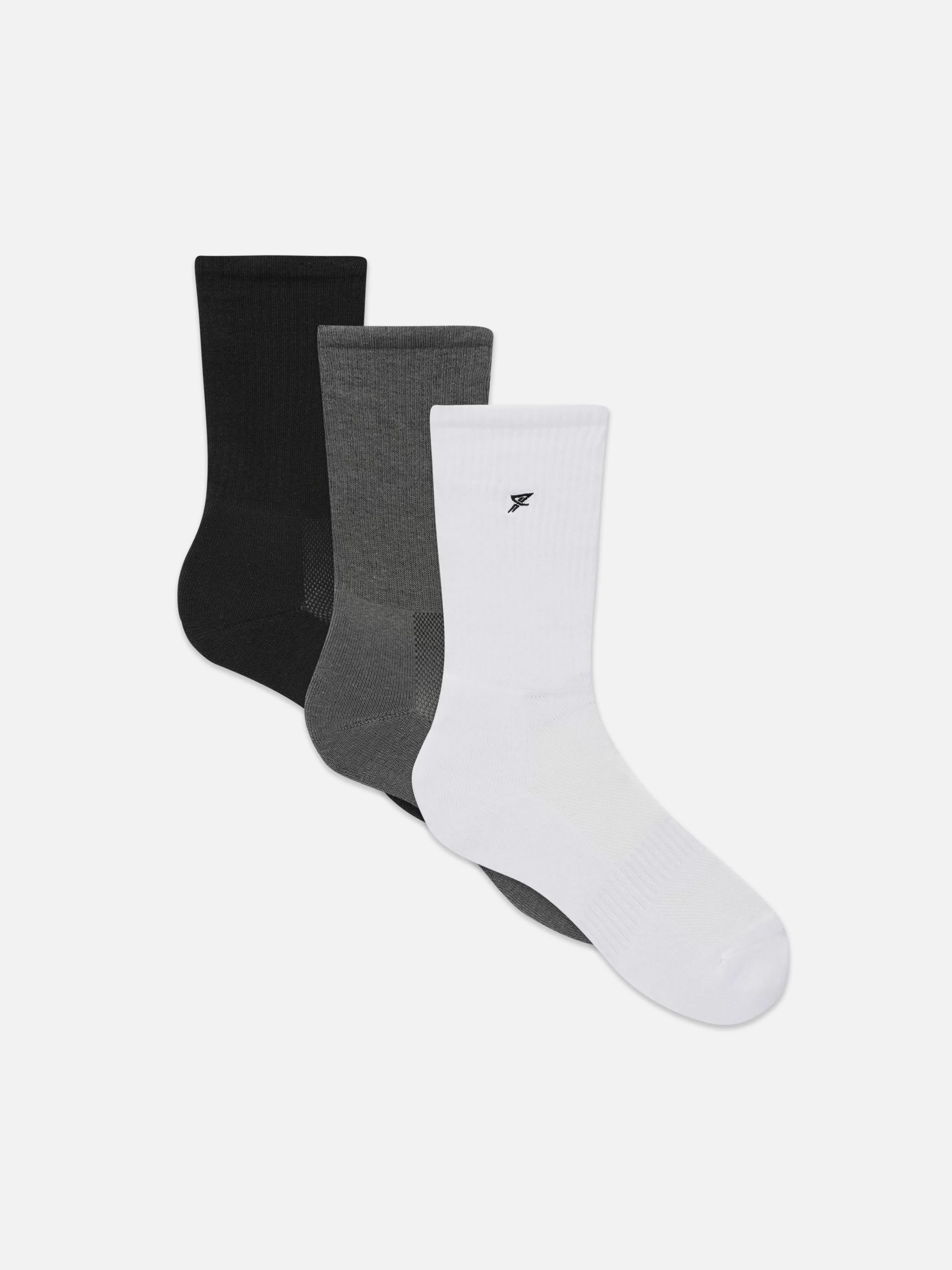 Mujer Primark Calcetines | Ropa De Gimnasio Y Deportiva | Pack De 3 Pares De Calcetines Altos Deportivos