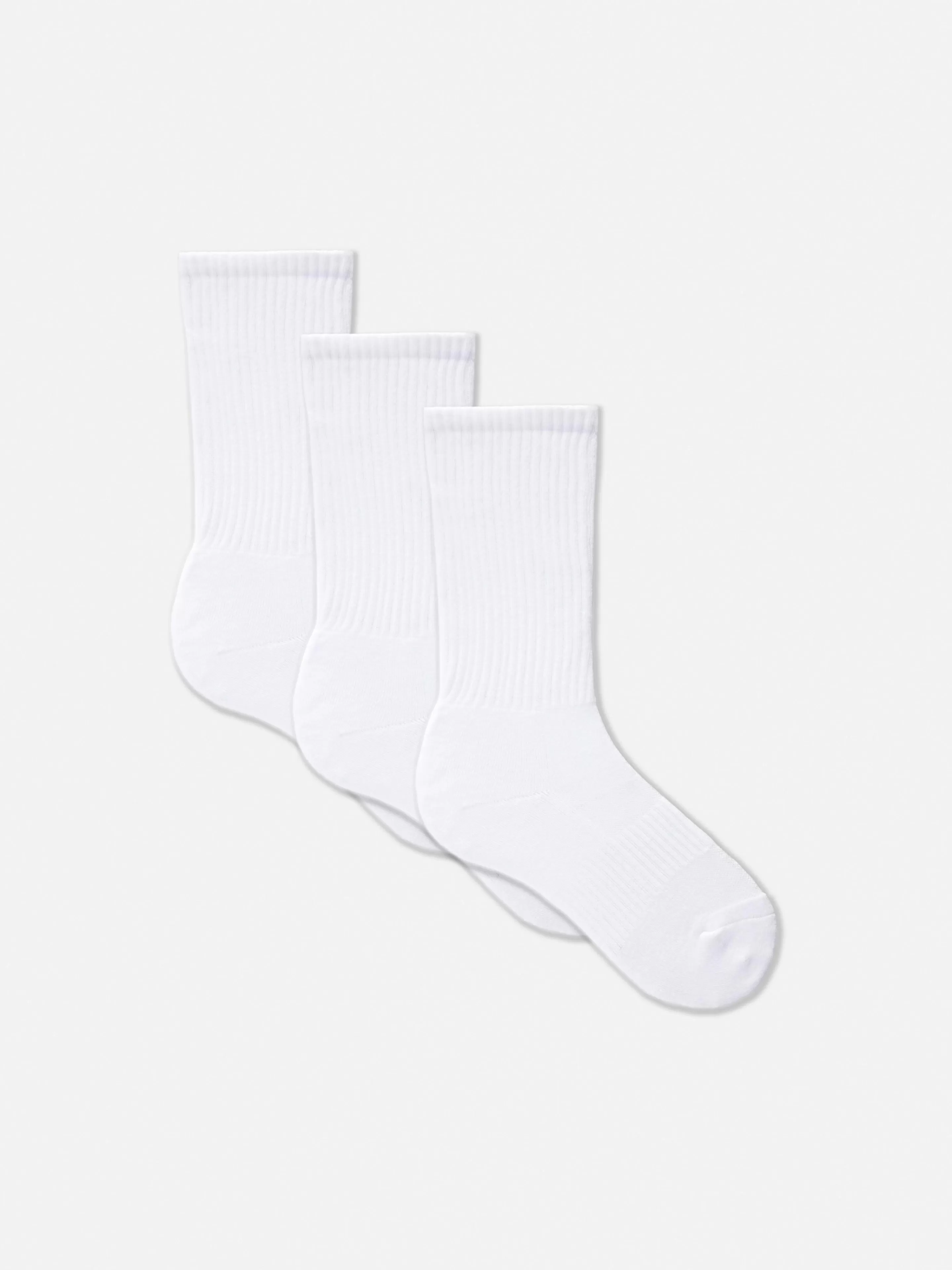 Mujer Primark Calcetines | Pack De 3 Pares De Calcetines Altos Deportivos