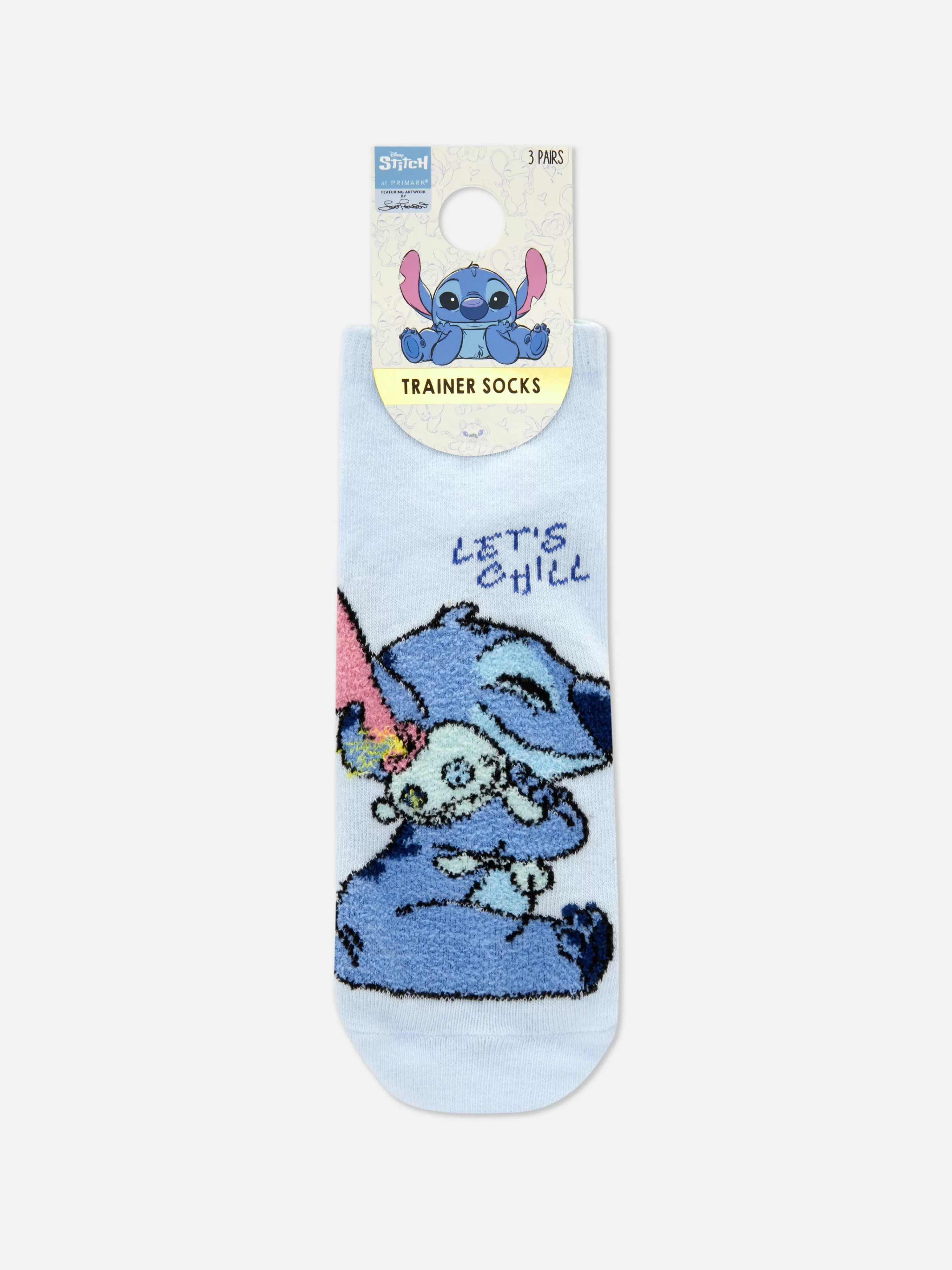 Mujer Primark Calcetines | Pack De 3 Pares De Calcetines De Stitch De Disney