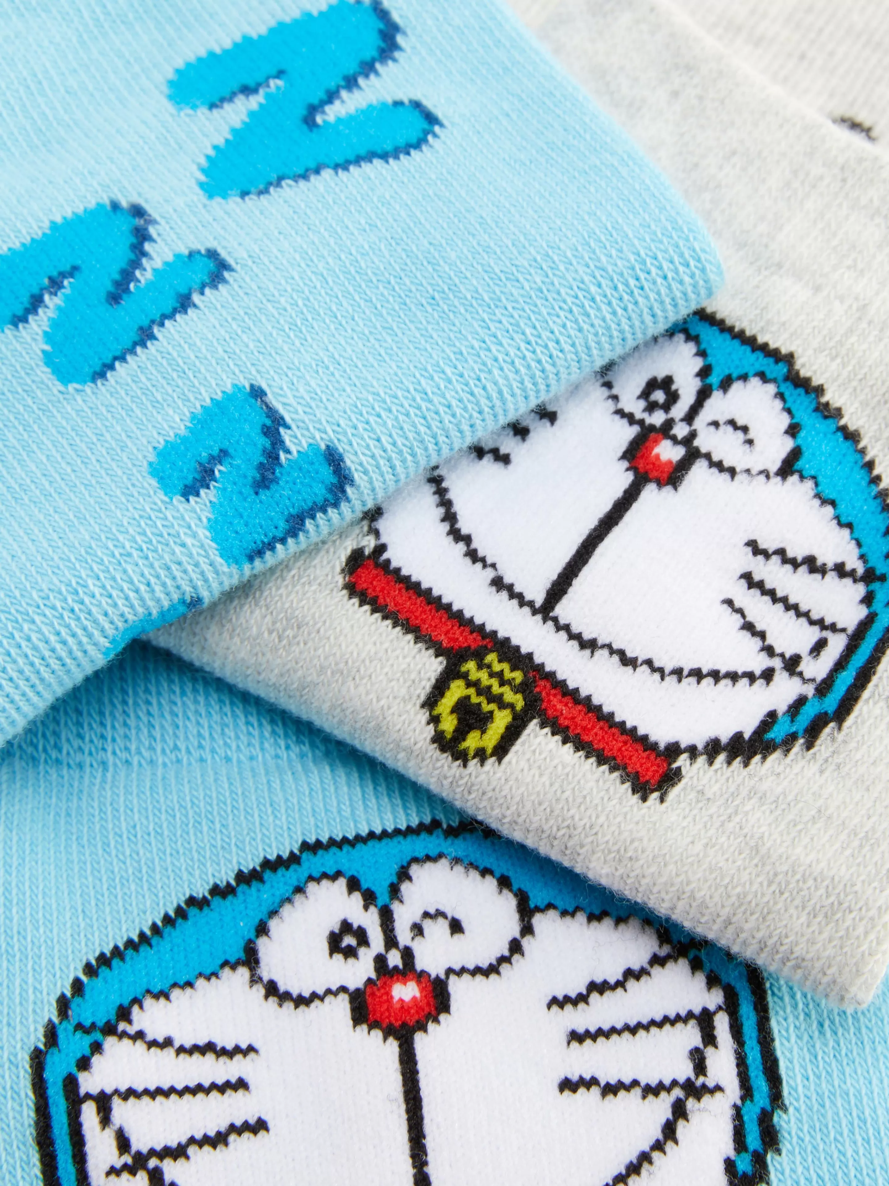 Mujer Primark Calcetines | Pack De 3 Pares De Calcetines Deportivos De Doraemon
