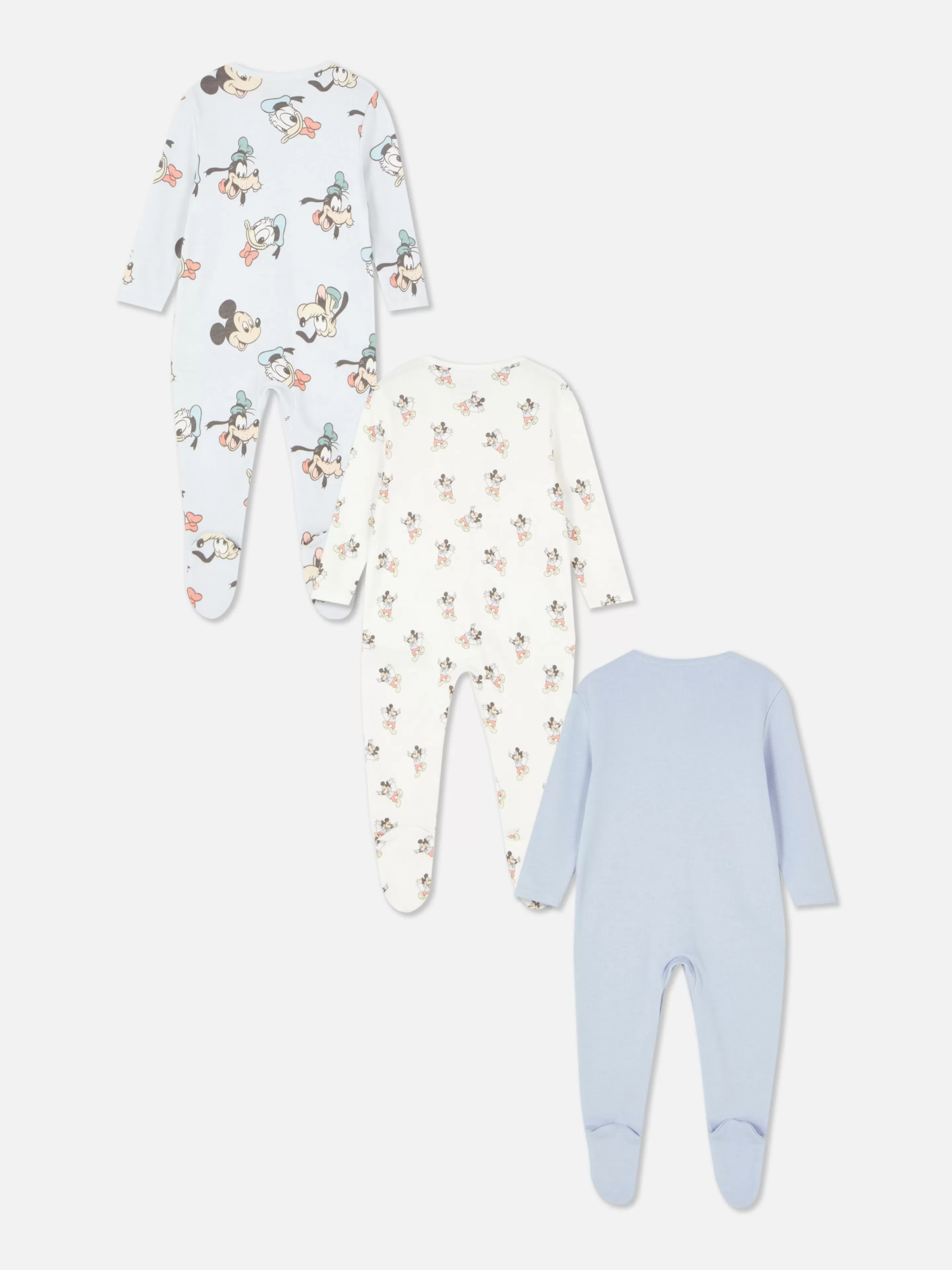 Primark Bodis Y Pijamas Para Bebé | Pack De 3 Pijamas De Mickey Mouse & Friends, Disney