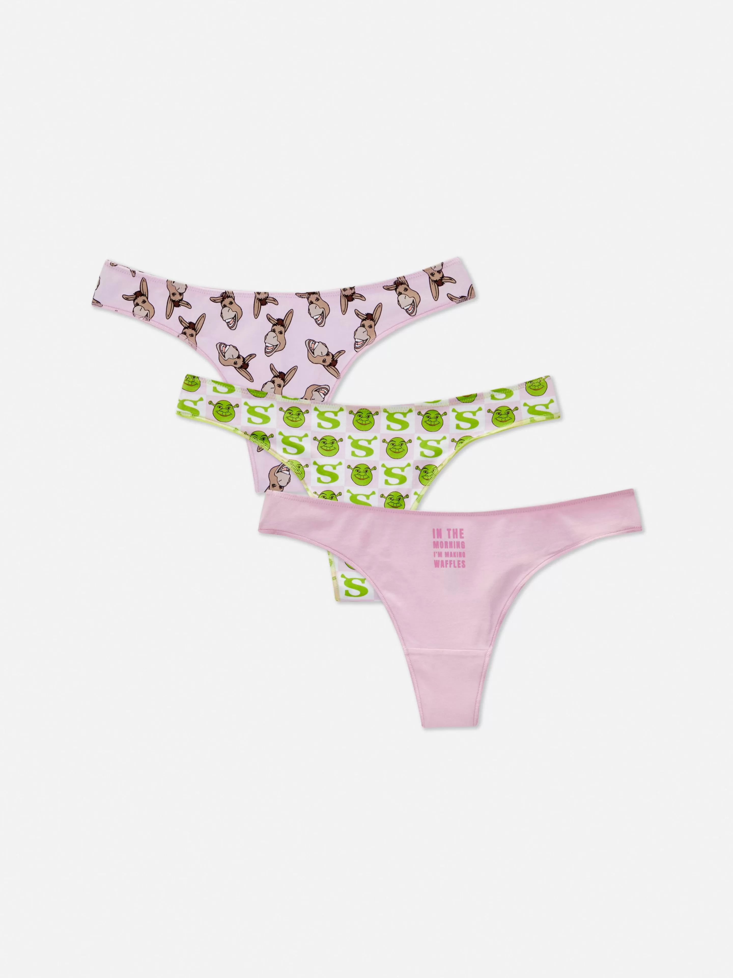 Mujer Primark Bragas | Pack De 3 Tangas De Shrek