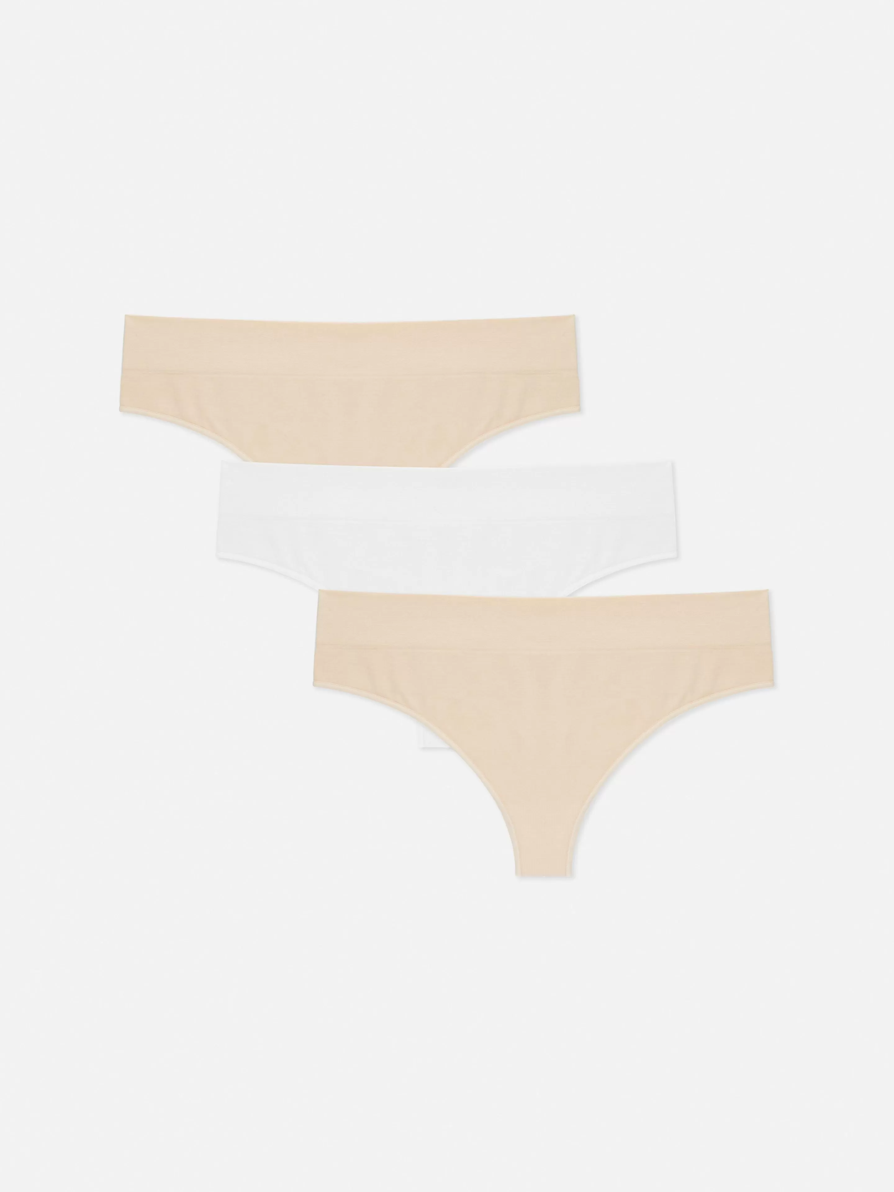 Mujer Primark Bragas | Pack De 3 Tangas Sin Costuras