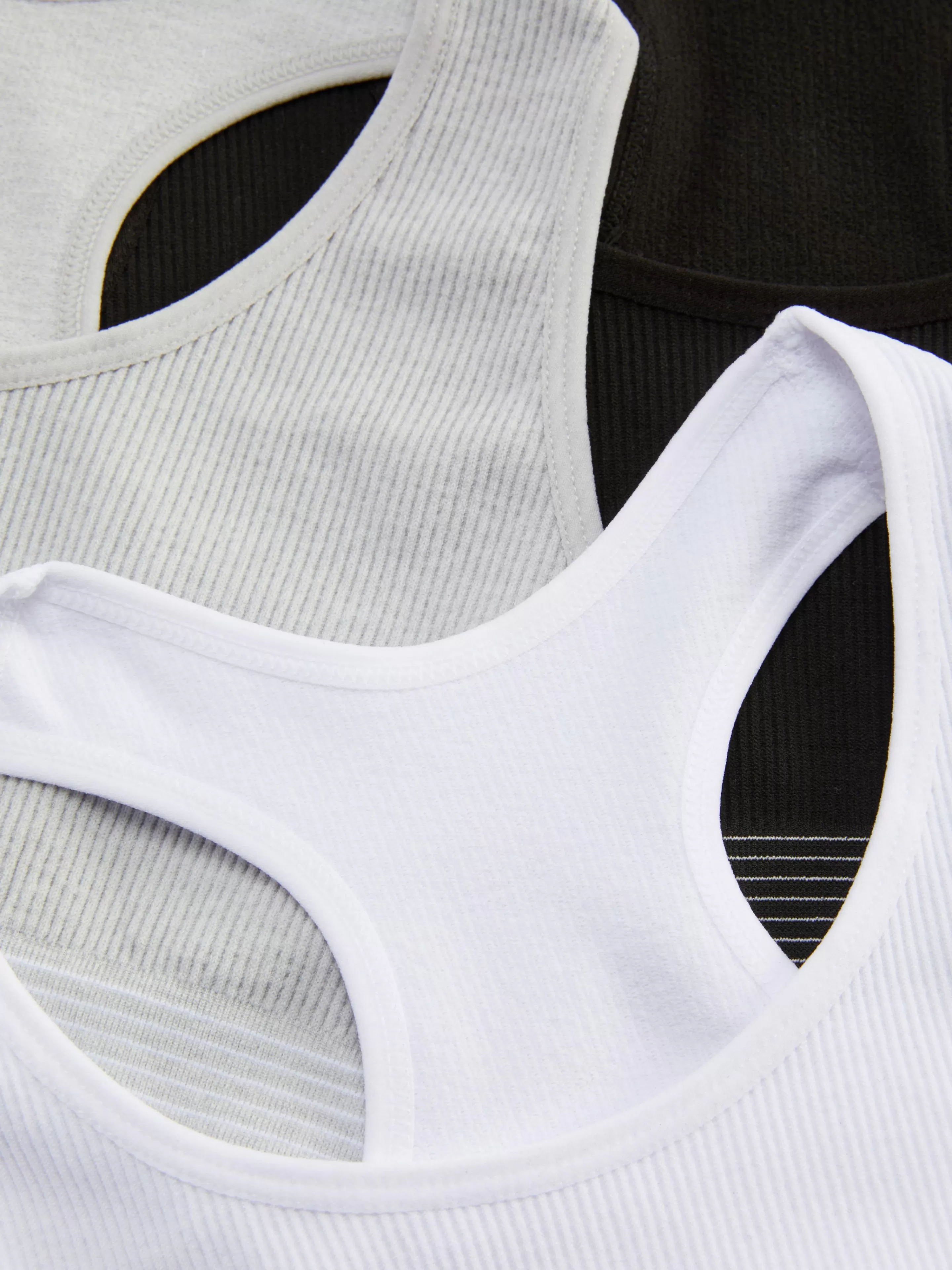 Niños Primark Ropa Interior | Pack De 3 Tops Sin Costuras Con Espalda De Nadadora