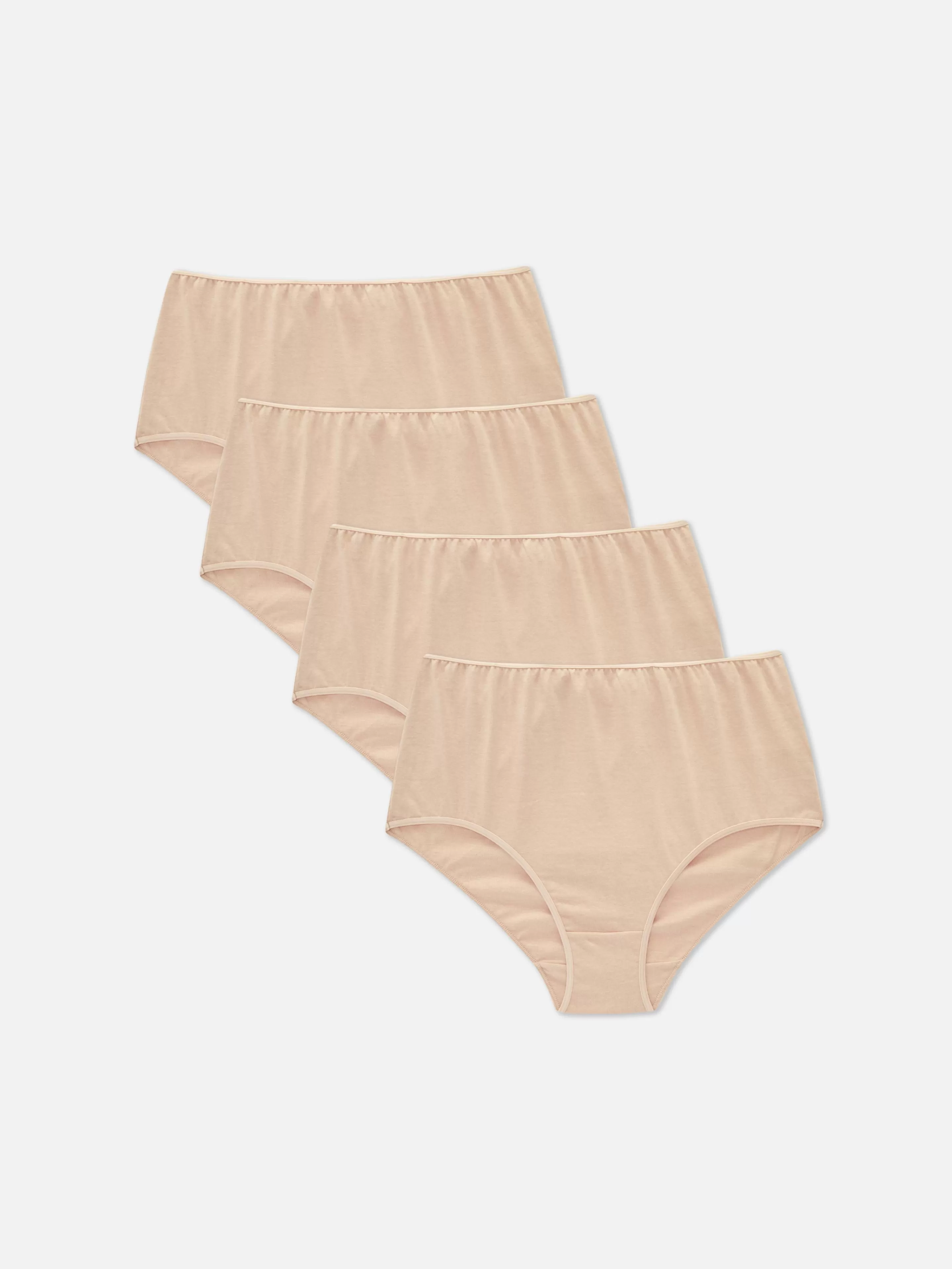 Mujer Primark Bragas | Pack De 4 Braguitas Altas Básicas