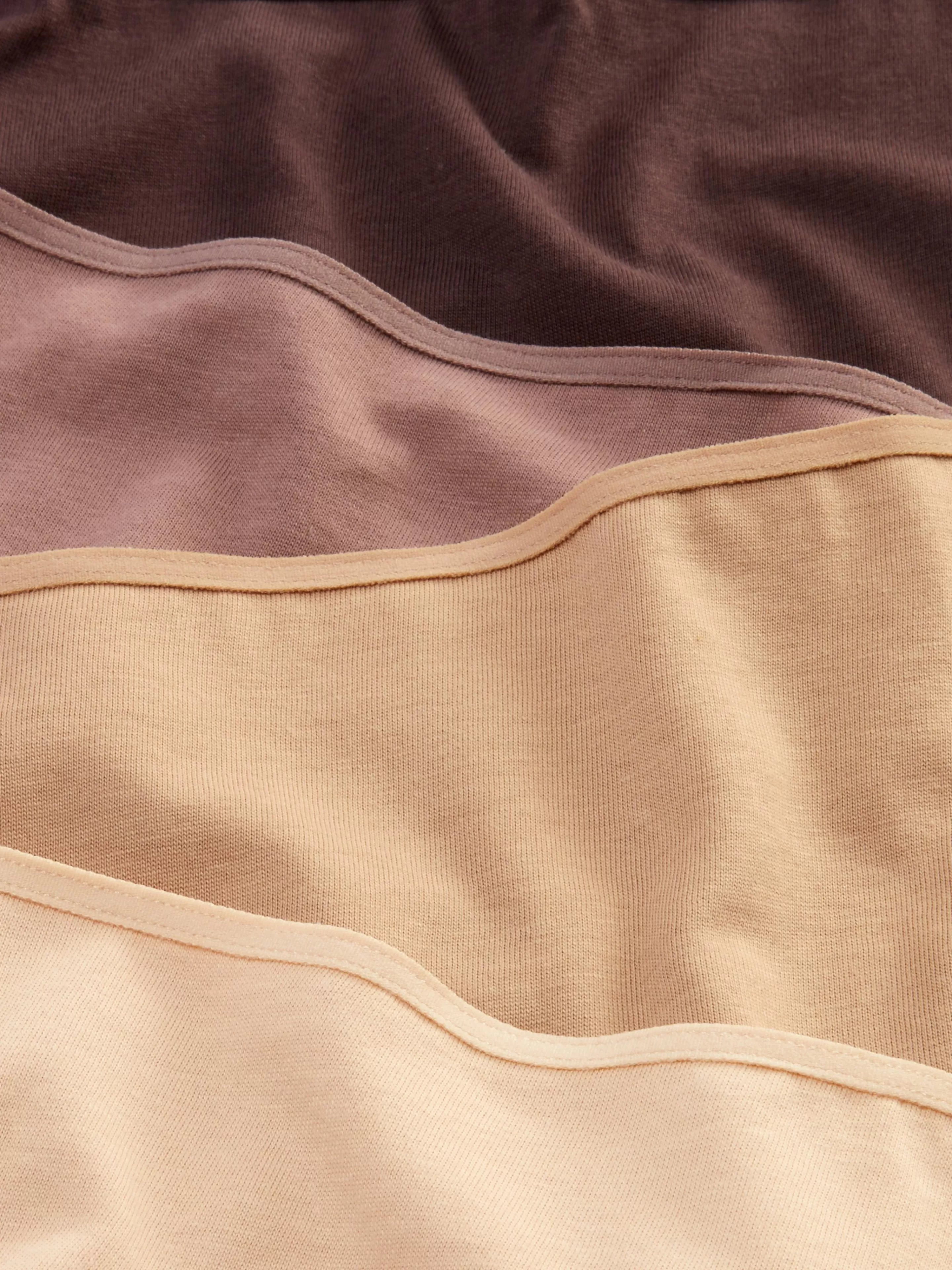 Mujer Primark Bragas | Pack De 4 Braguitas Altas De Color Neutro