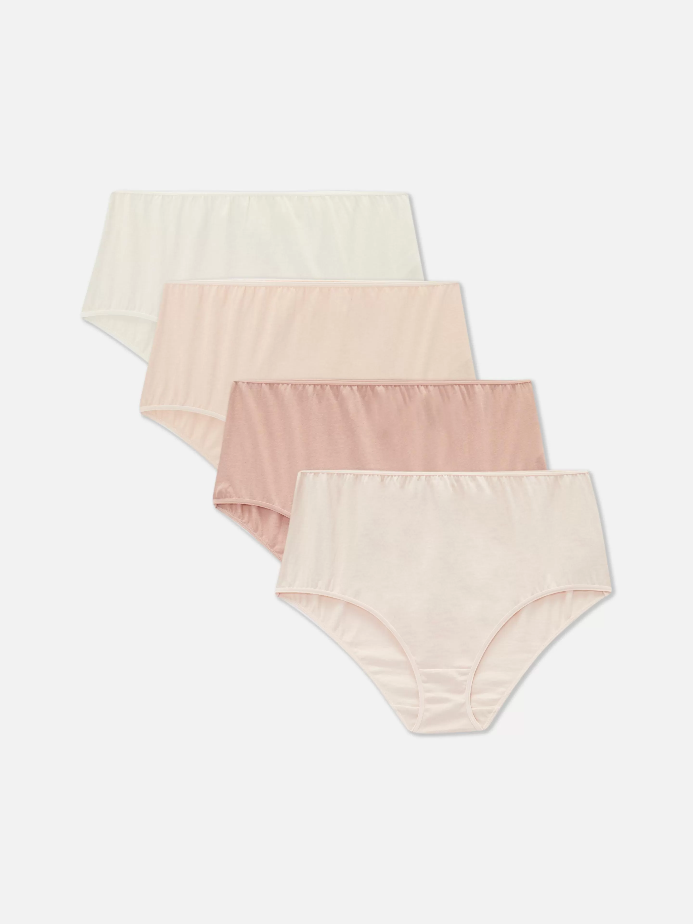 Mujer Primark Bragas | Pack De 4 Braguitas Altas De Diario