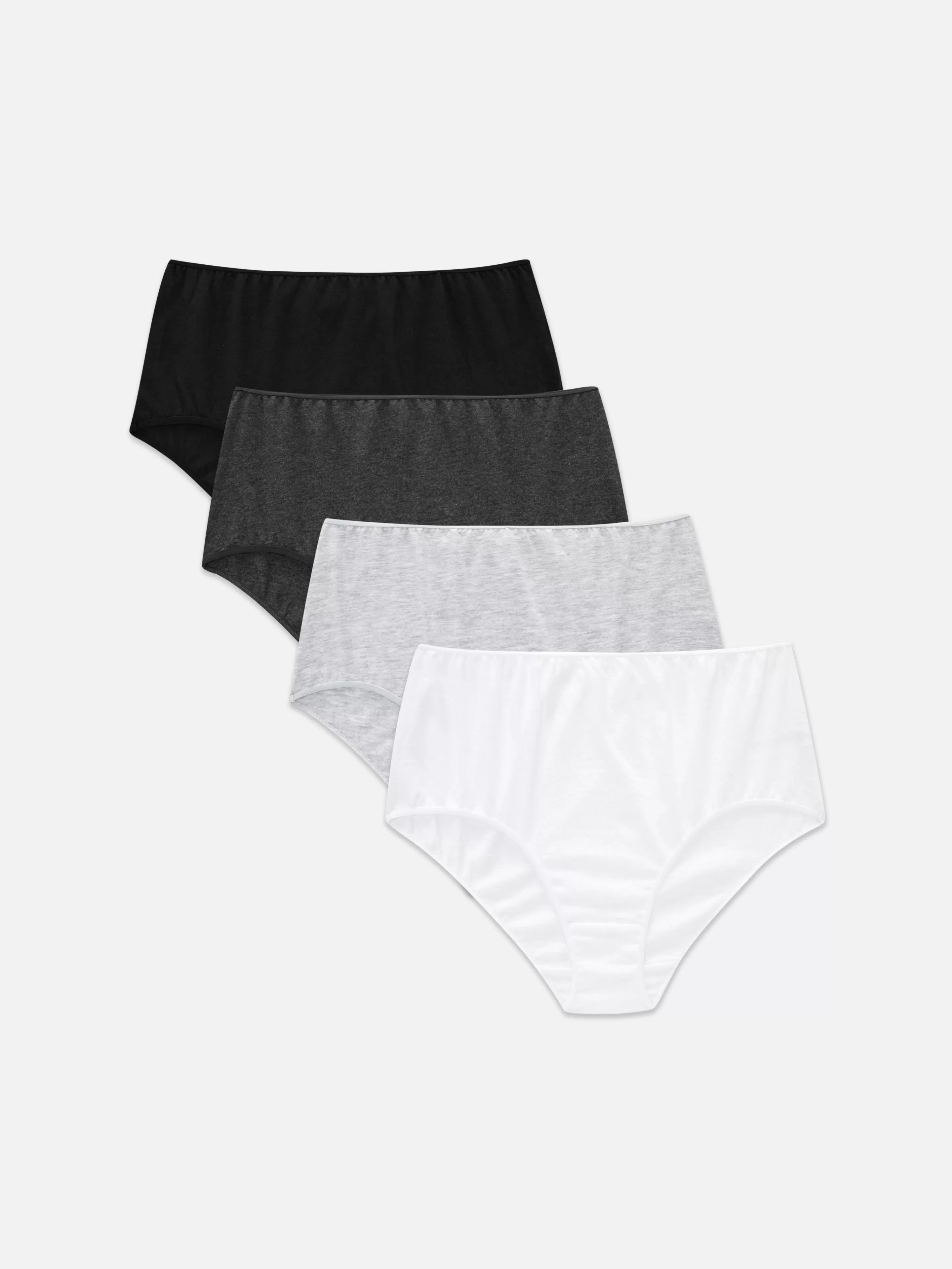 Mujer Primark Bragas | Pack De 4 Braguitas Altas En Distintos Tonos