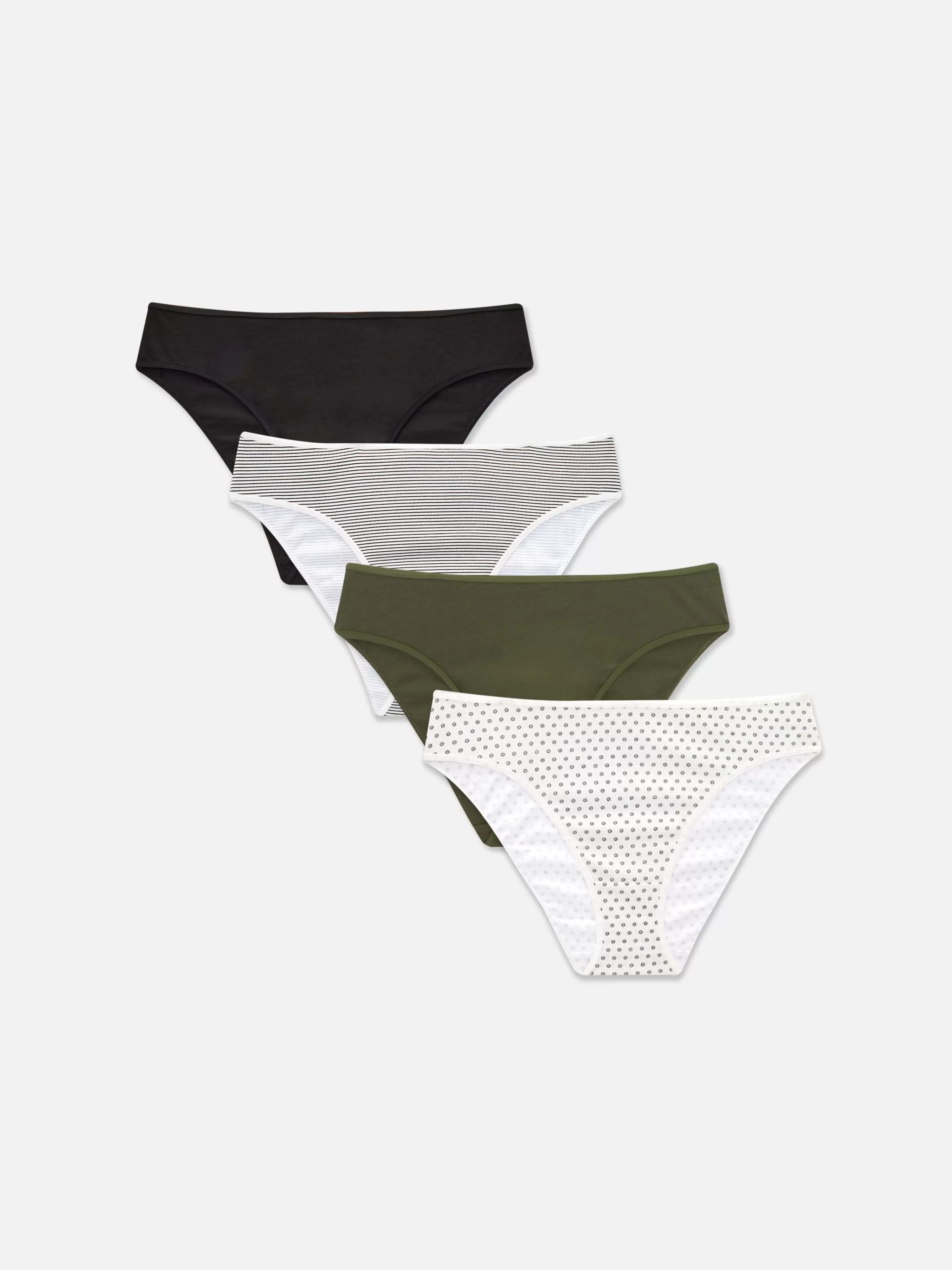 Mujer Primark Bragas | Pack De 4 Braguitas Bikini Para El Día A Día