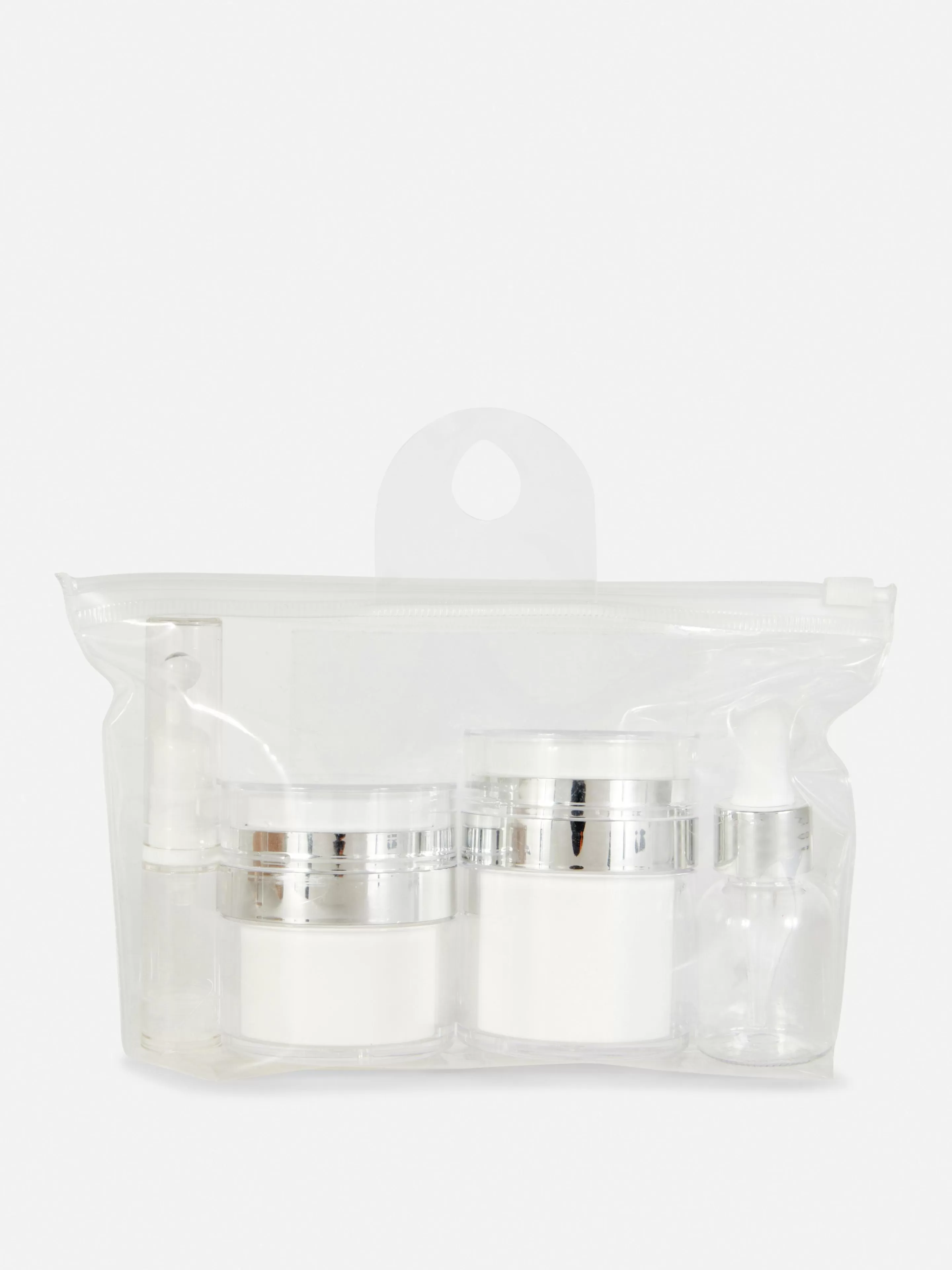 Primark Artículos Para El Cuidado De La Piel | Accesorios De Viaje | Pack De 4 Frascos Para Productos De Cuidado Facial