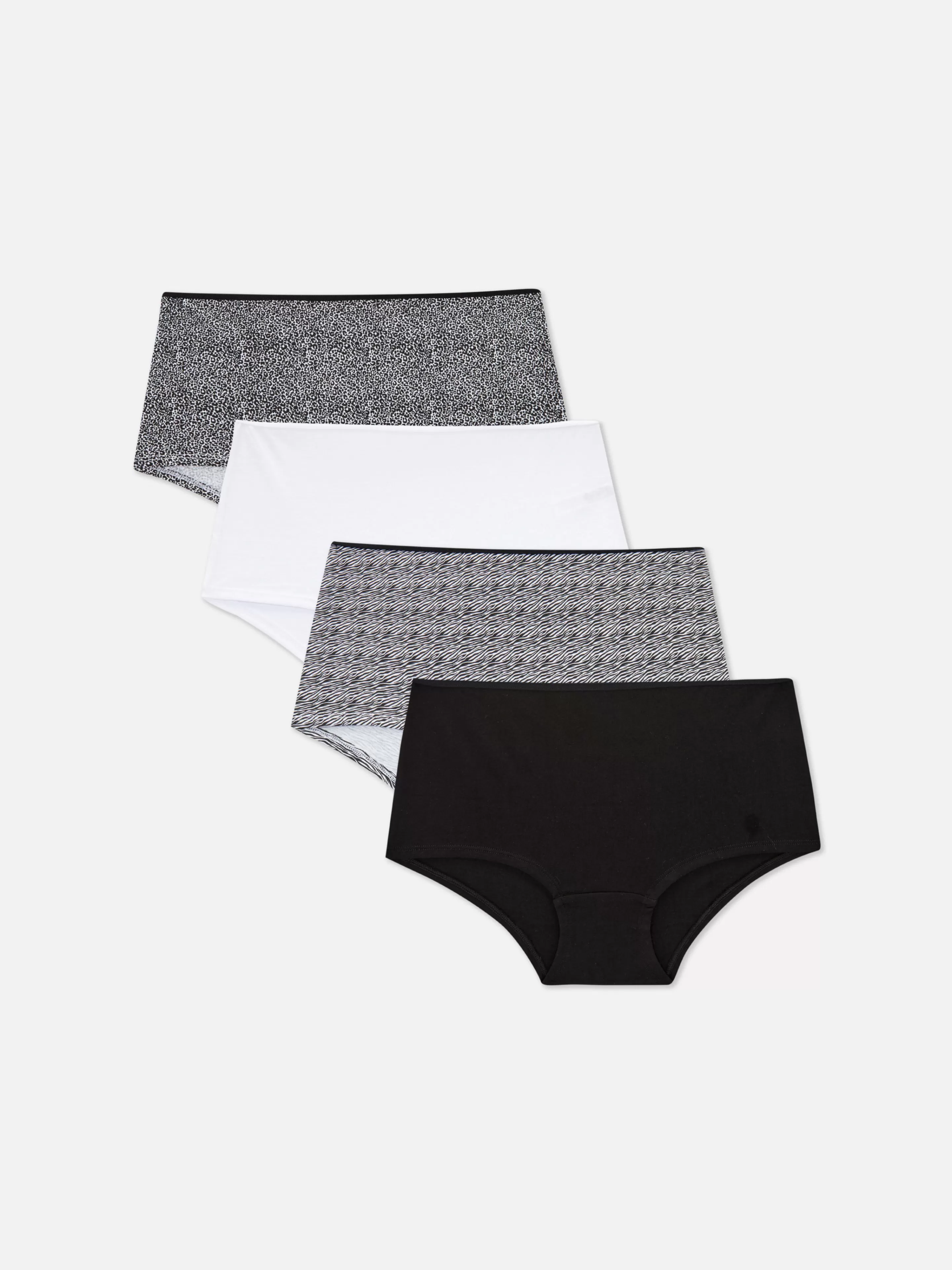 Mujer Primark Bragas | Pack De 4 Pantalones Cortos Para El Día A Día