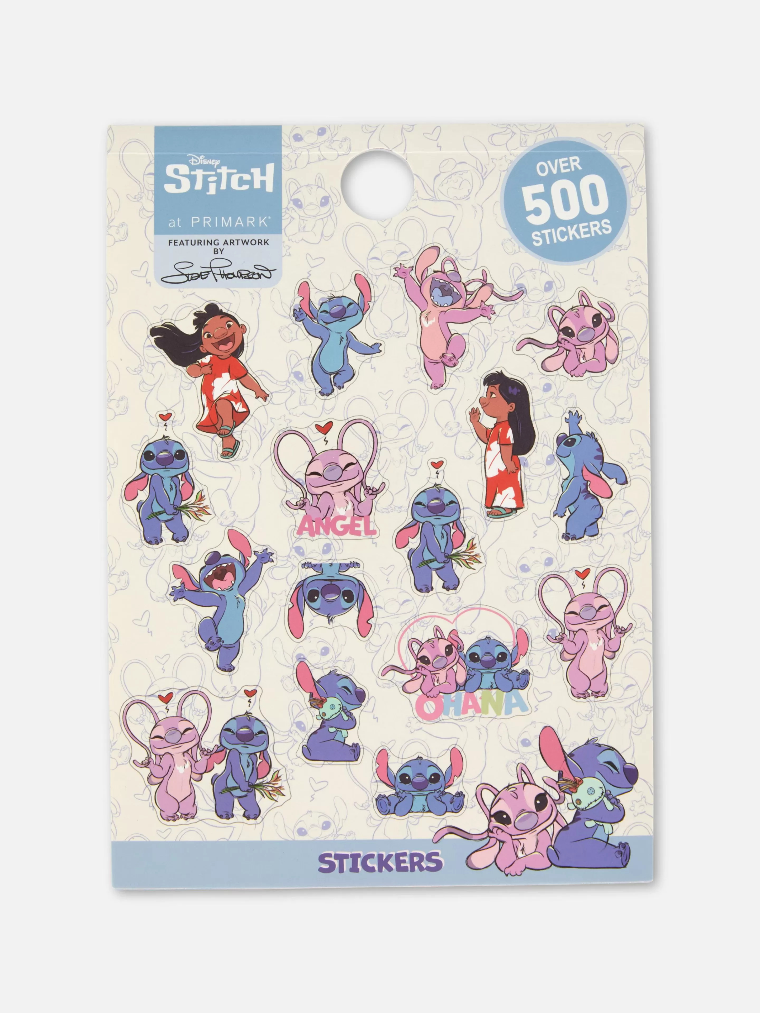 Niños Primark Manualidades | Pack De 500 Pegatinas De Stitch De Disney