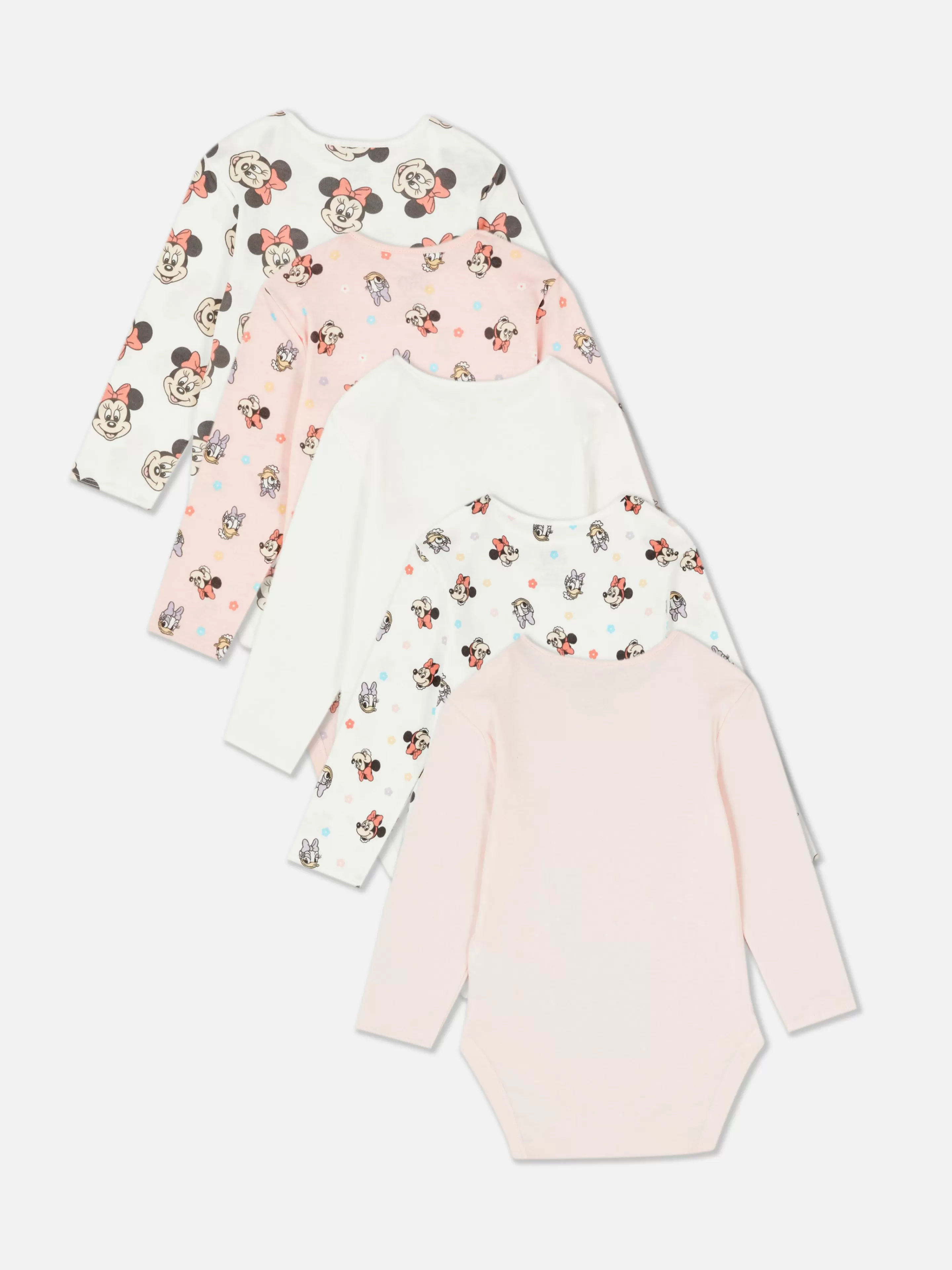 Primark Bodis Y Camisetas Sin Mangas | Pack De 5 Bodis De Minnie Mouse Y Daisy De Disney