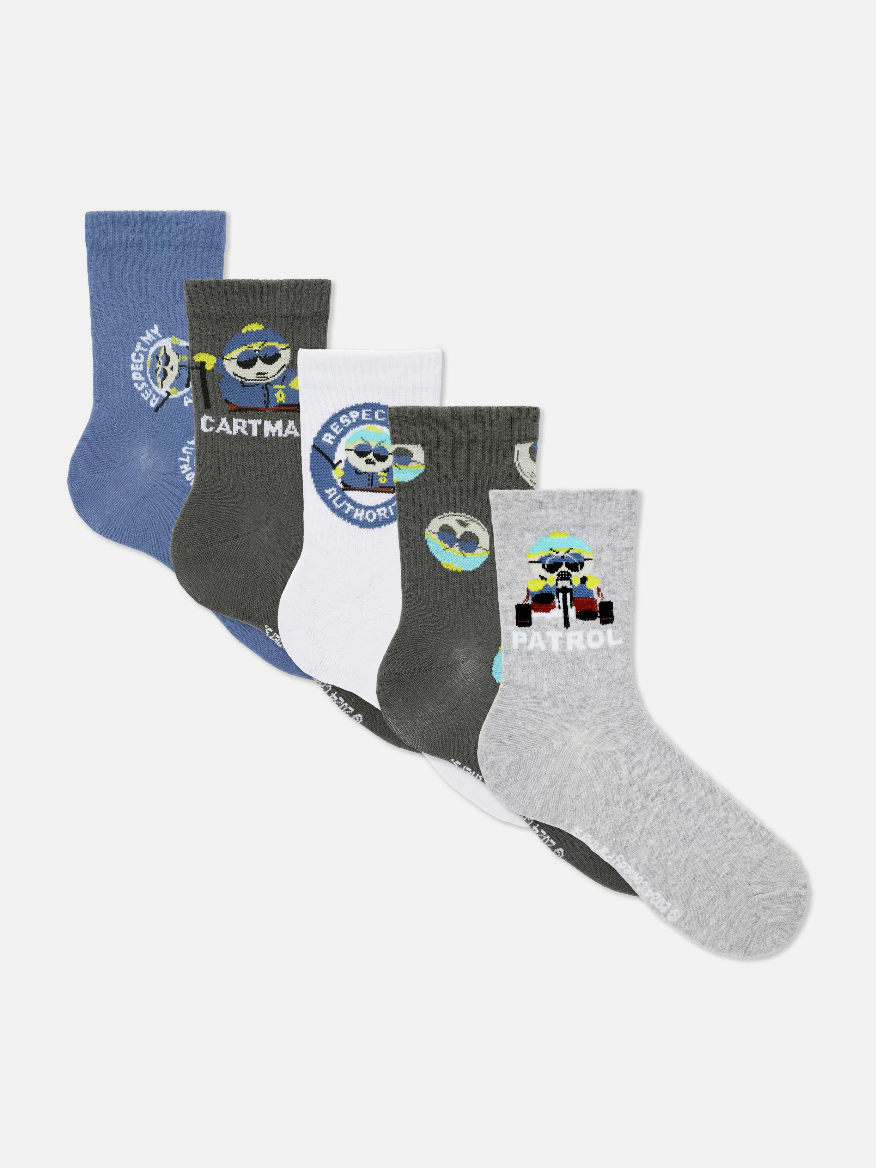 Hombre Primark Calcetines | Pack De 5 Calcetines De Cartman De South Park