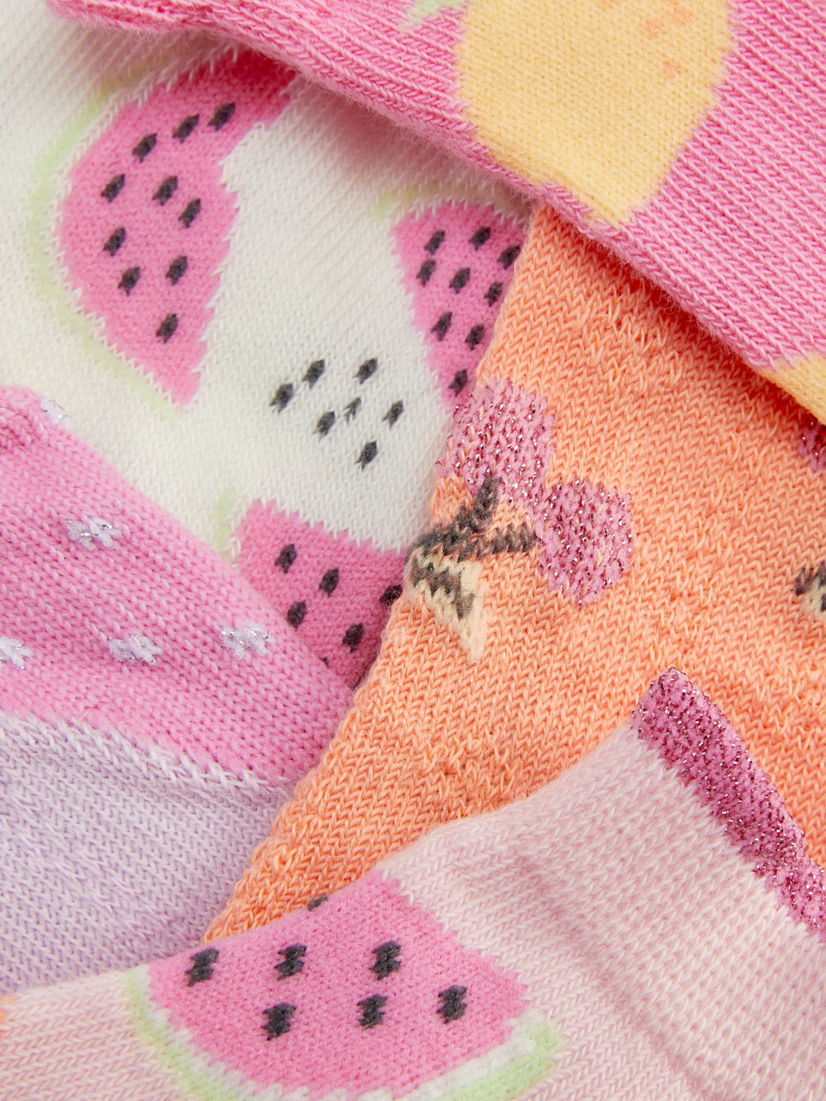 Niños Primark Calcetines Y Medias | Pack De 5 Pares De Calcetines Deportivos De Frutas