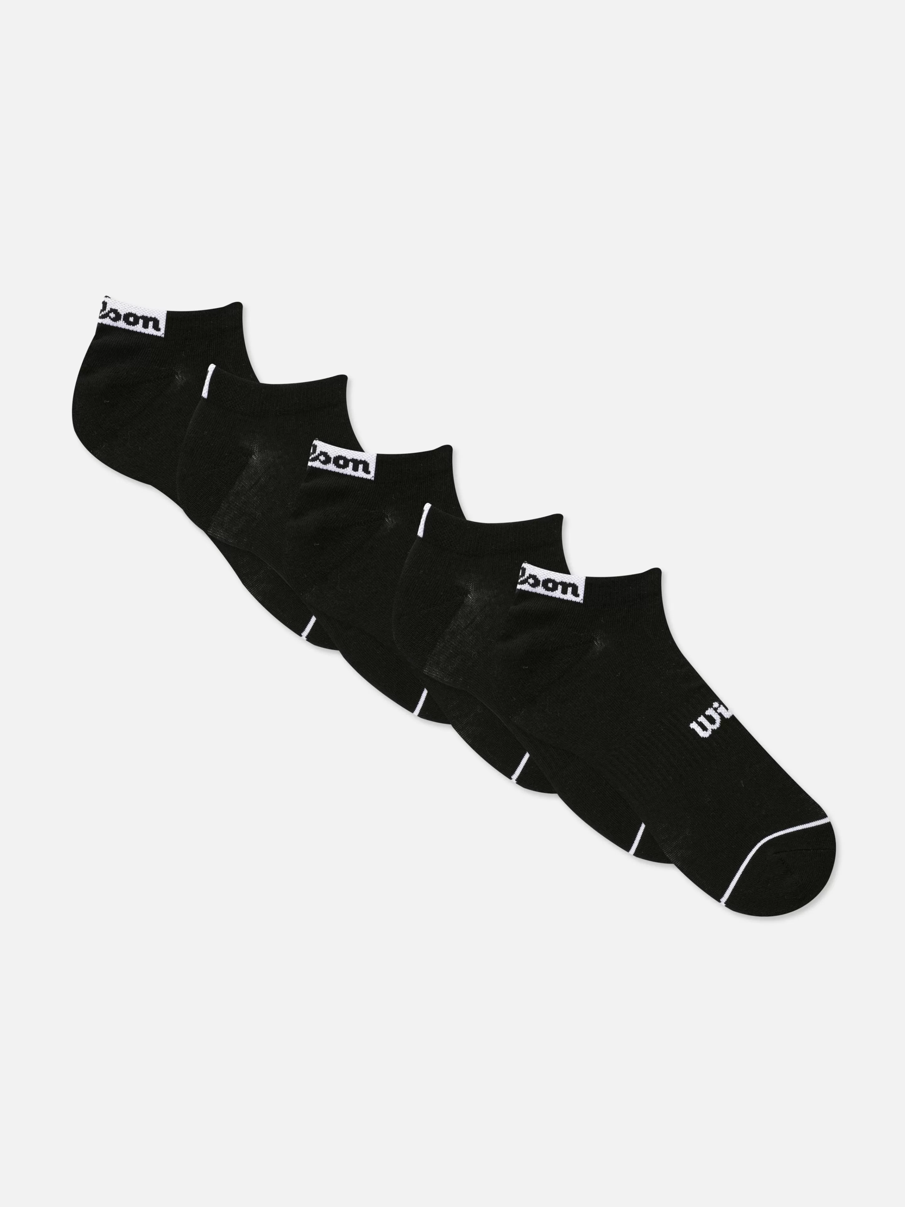 Hombre Primark Calcetines | Pack De 5 Pares De Calcetines Deportivos Wilson