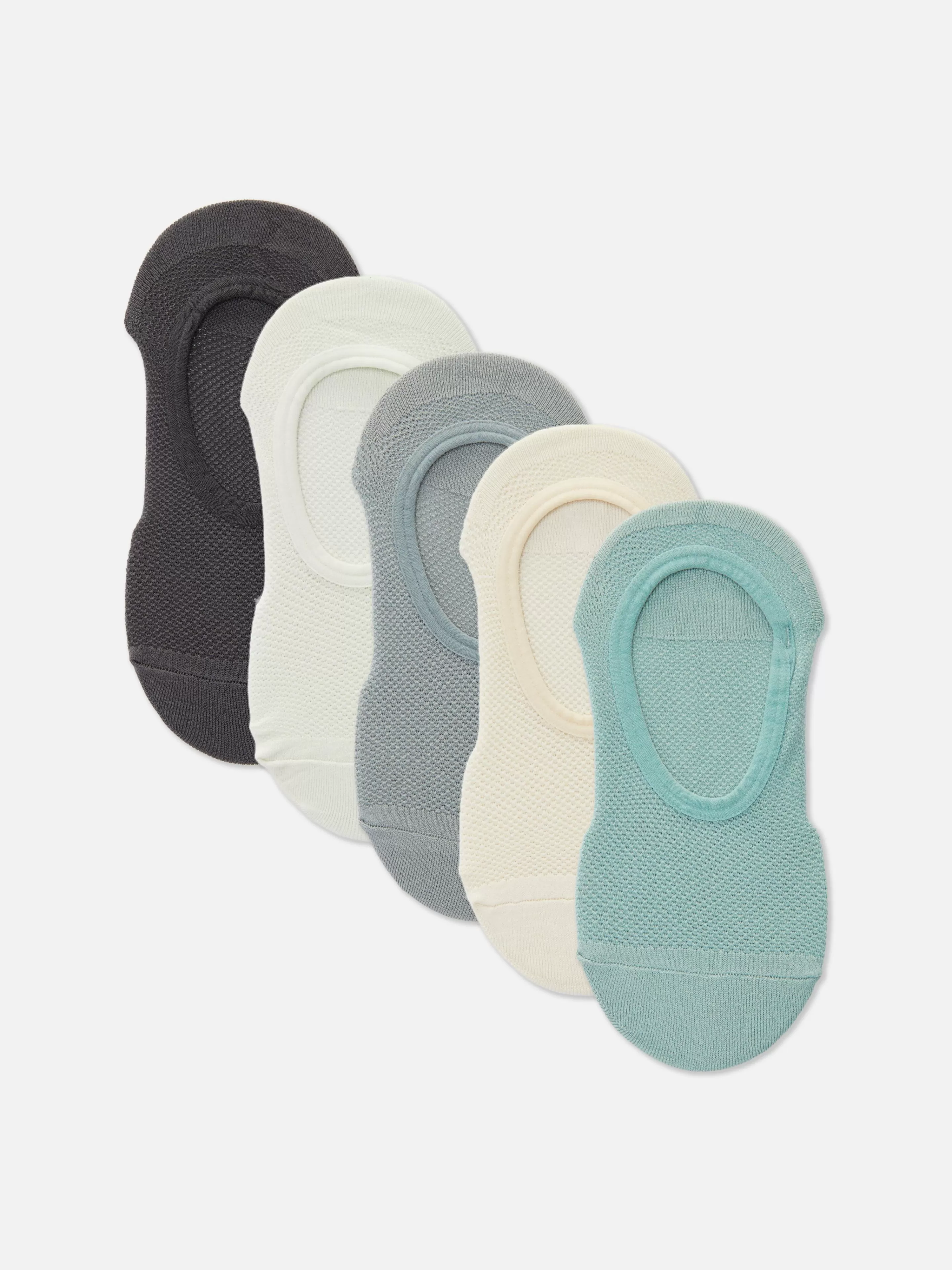 Mujer Primark Calcetines | Pack De 5 Pares De Calcetines Invisibles Deportivos