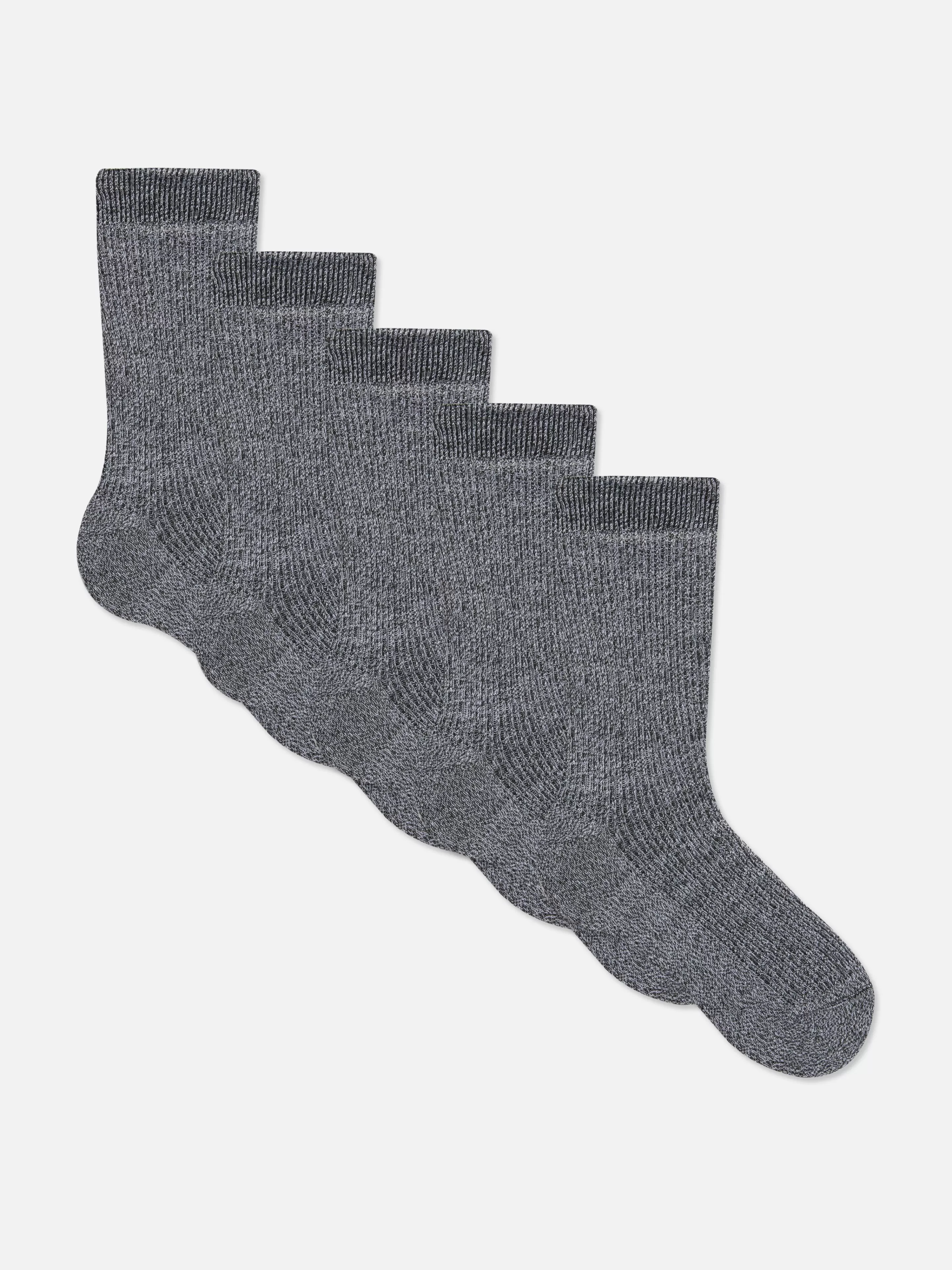 Hombre Primark Calcetines | Pack De 5 pares De Calcetines Altos Acanalados