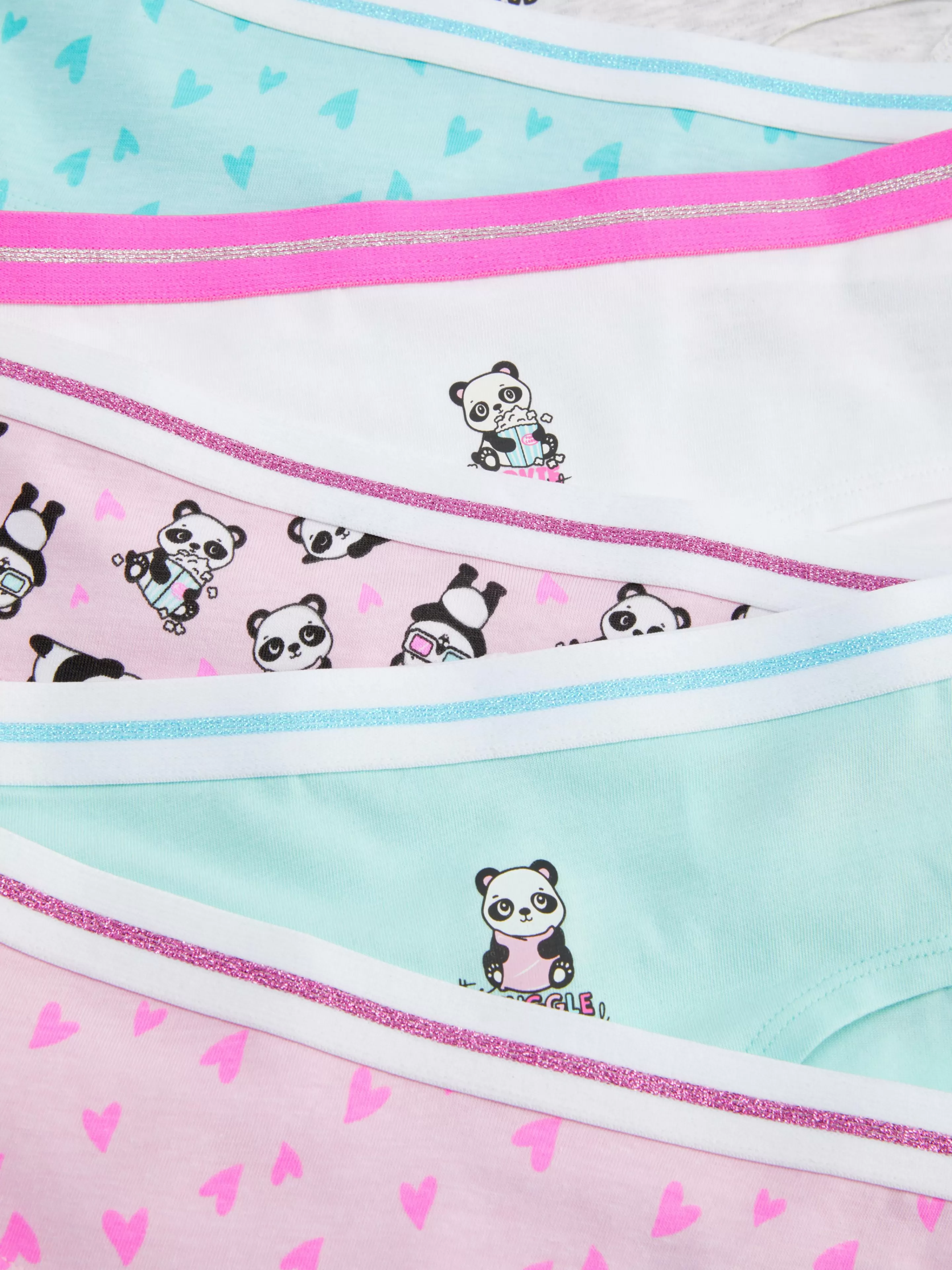 Niños Primark Ropa Interior | Pack De 6 Braguitas A La Cadera Con Pandas