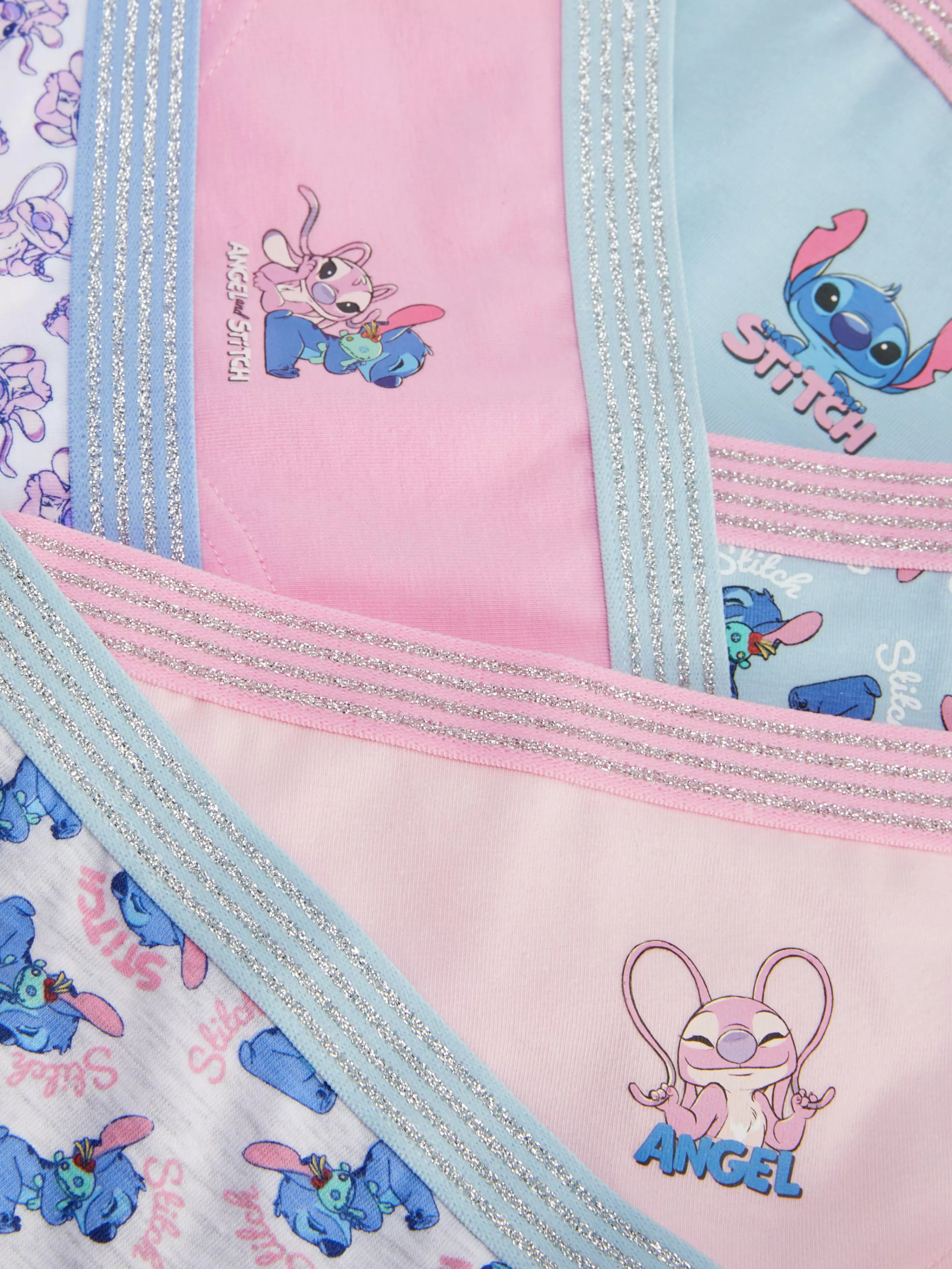 Niños Primark Ropa Interior | Pack De 6 Braguitas Bajas De Stitch De Disney