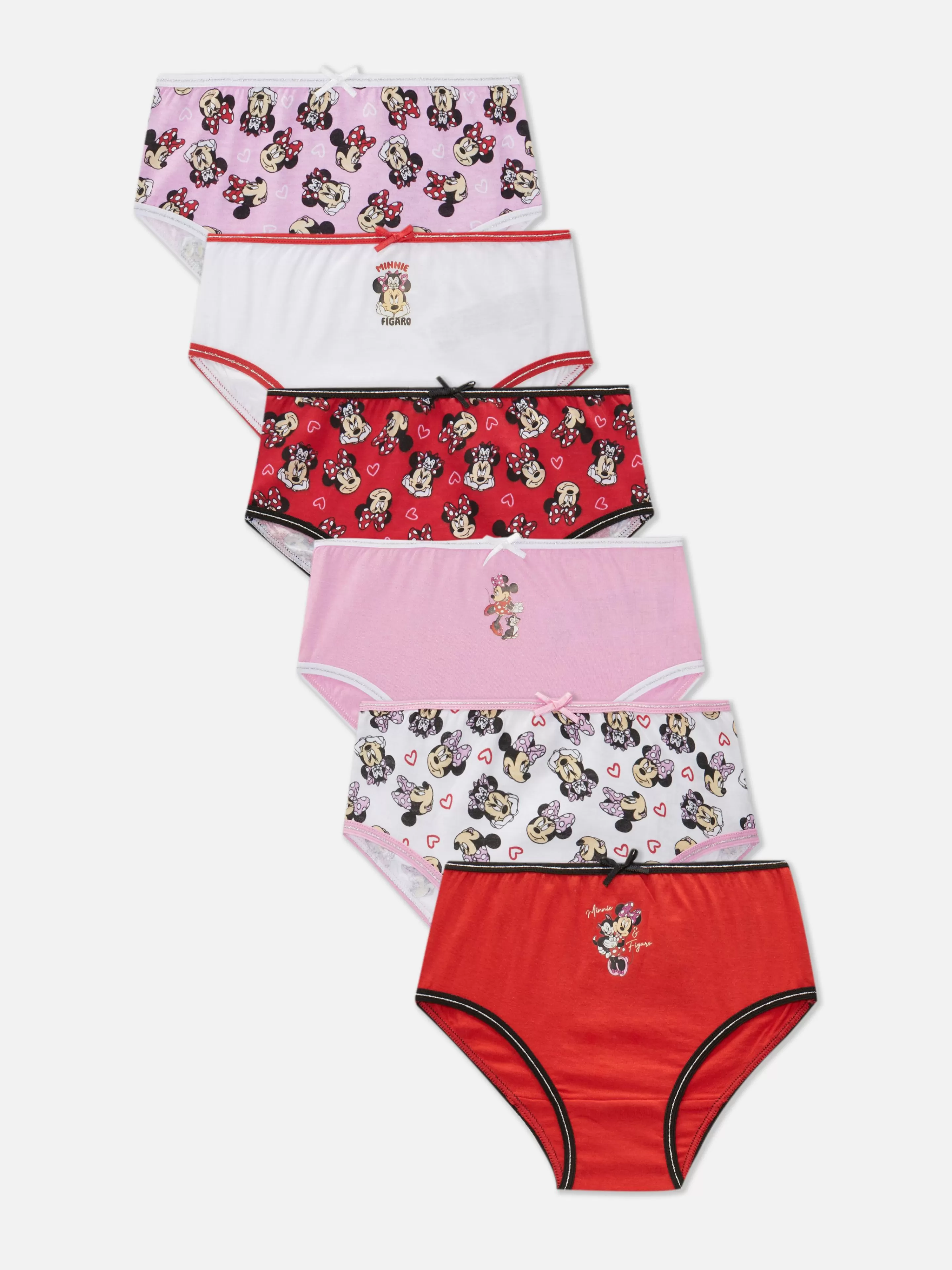 Niños Primark Ropa Interior | Pack De 6 Braguitas De Minnie Mouse De Disney