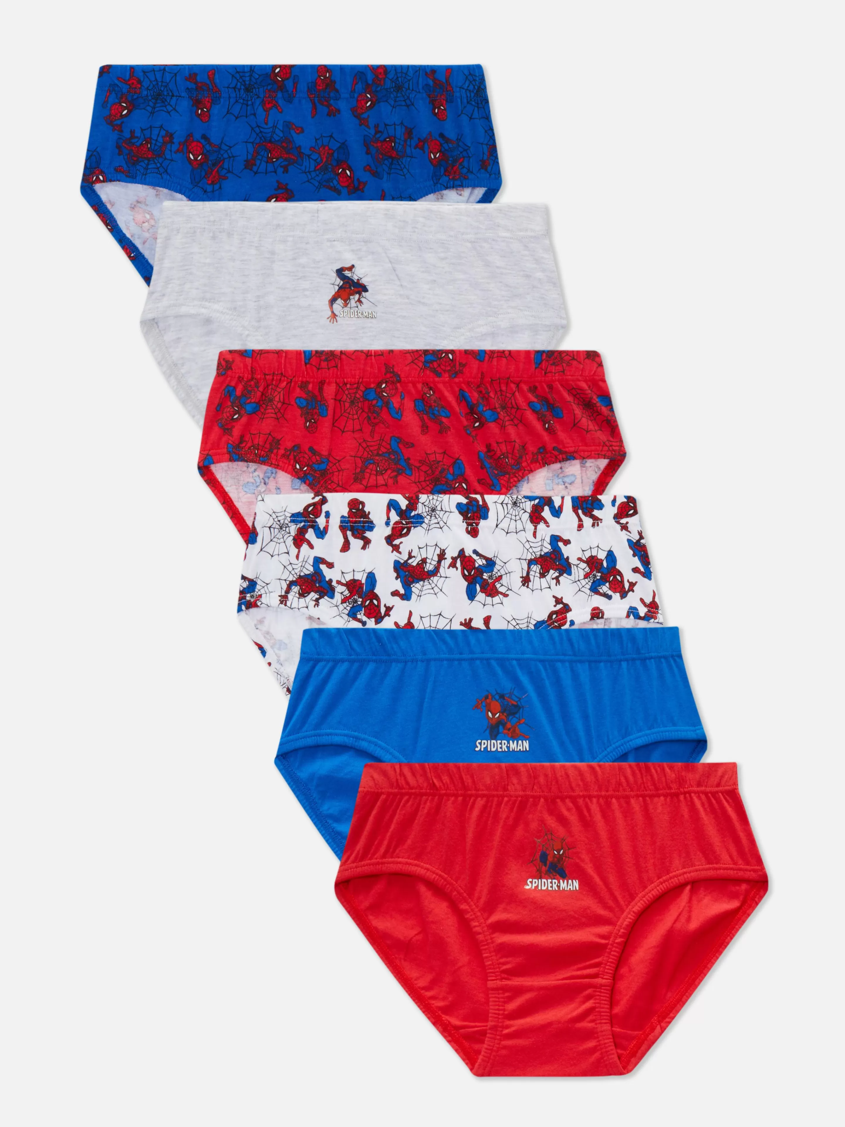 Niños Primark Ropa Interior | Pack De 6 Calzoncillos De Spider-Man De Marvel