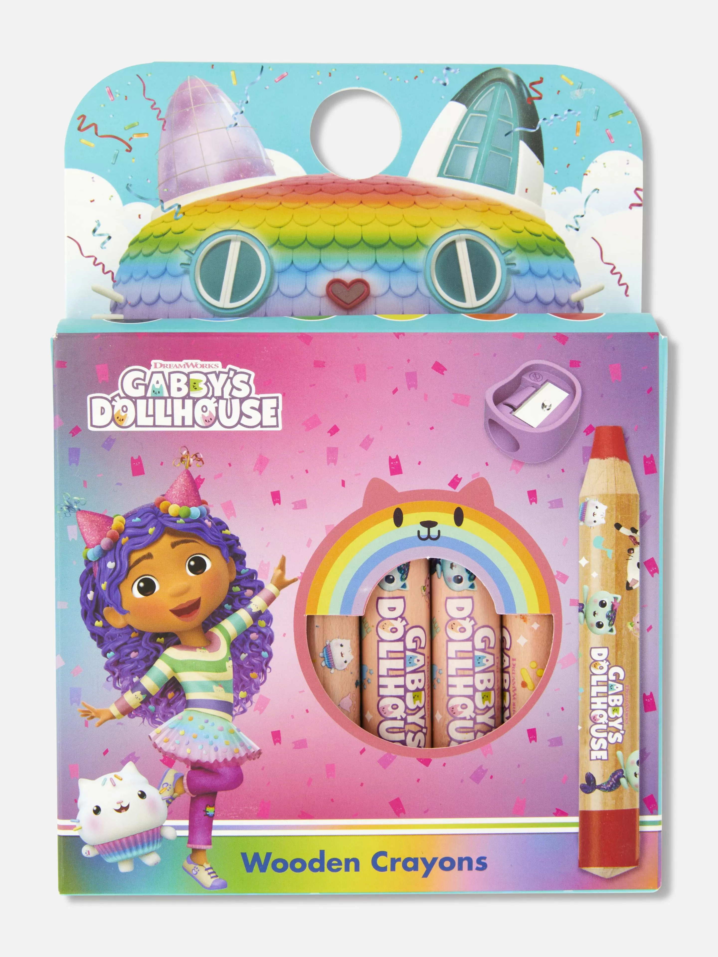 Niños Primark Lápices De Colores | Pack De 6 Lápices De La Casa De Muñecas De Gabby
