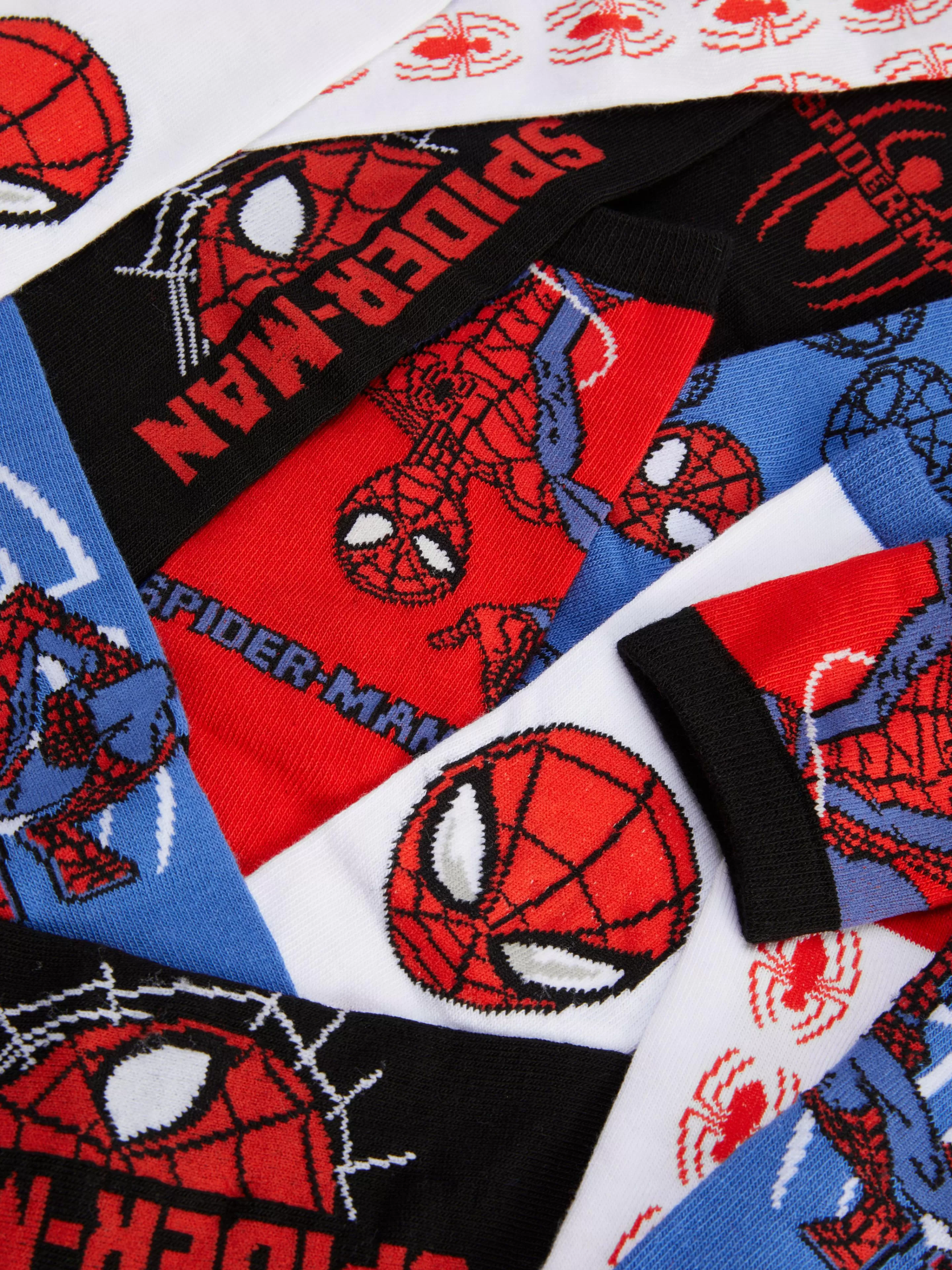 Niños Primark Calcetines | Pack De 7 Pares De Calcetines Tobilleros De Marvel