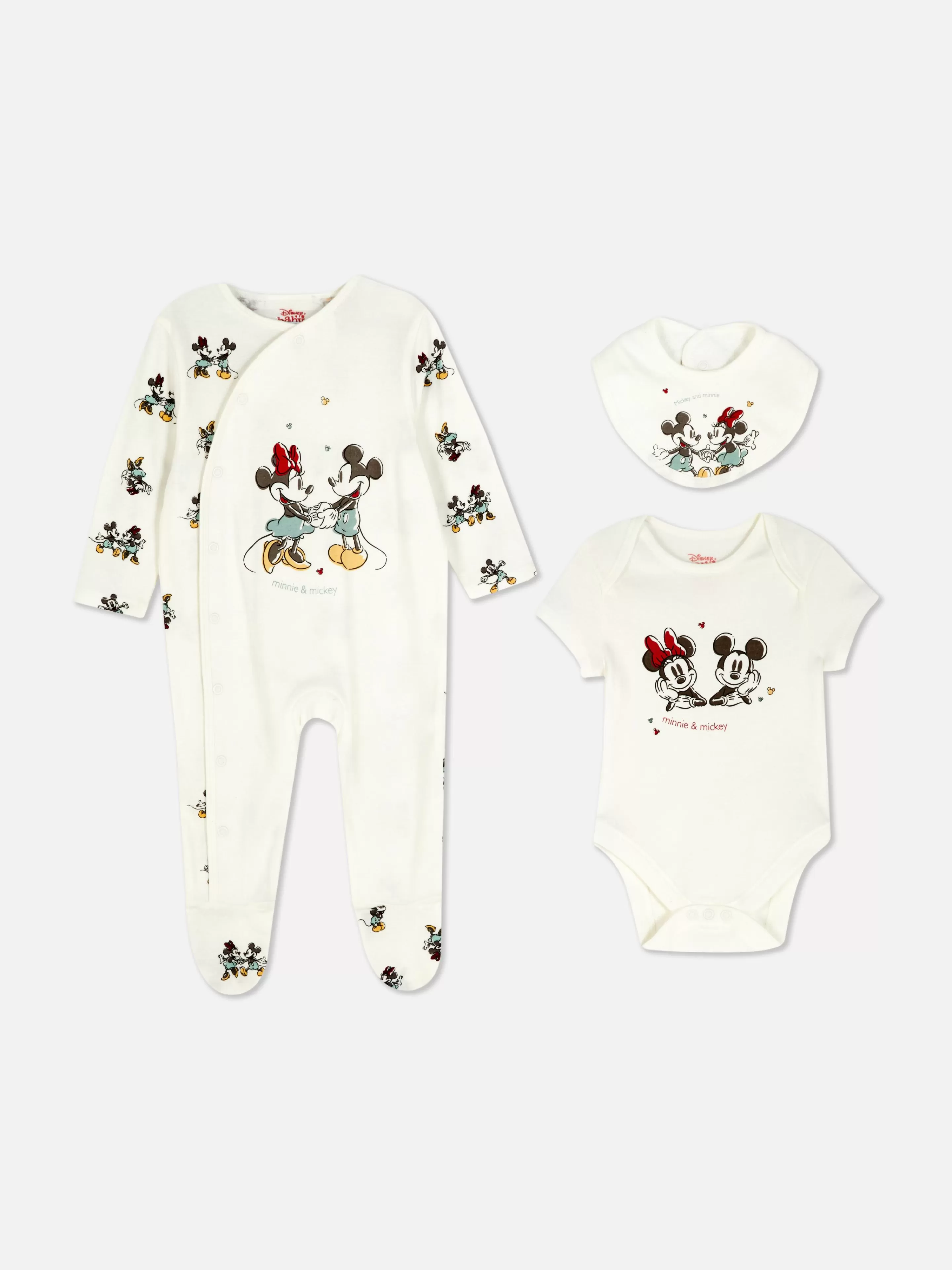 Primark Conjuntos Y Sets | Pack De Body, Pijama Y Babero De Disney