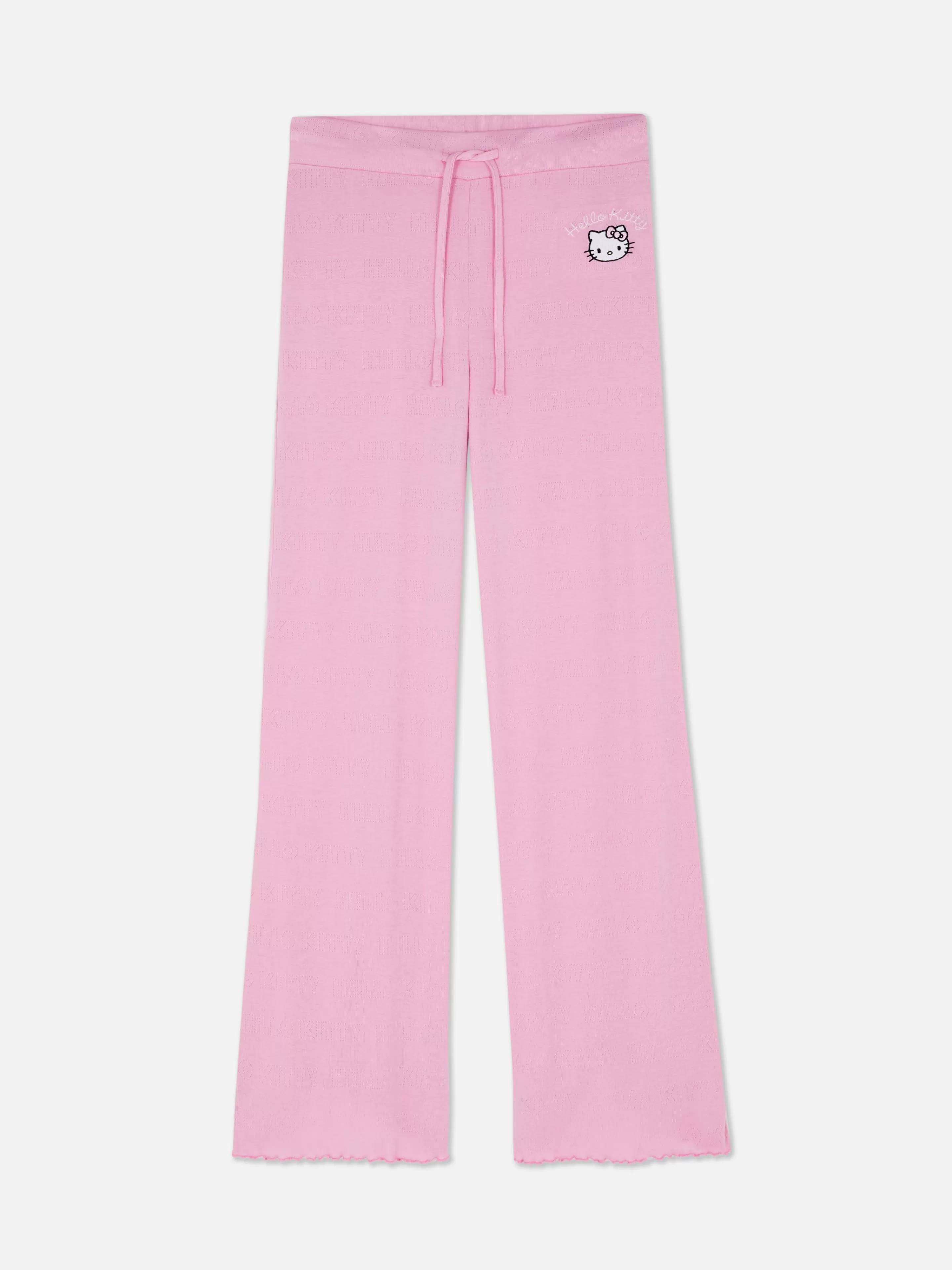 Mujer Primark Pantalones De Pijama | Pantalón De Pijama De Punto Calado De Hello Kitty