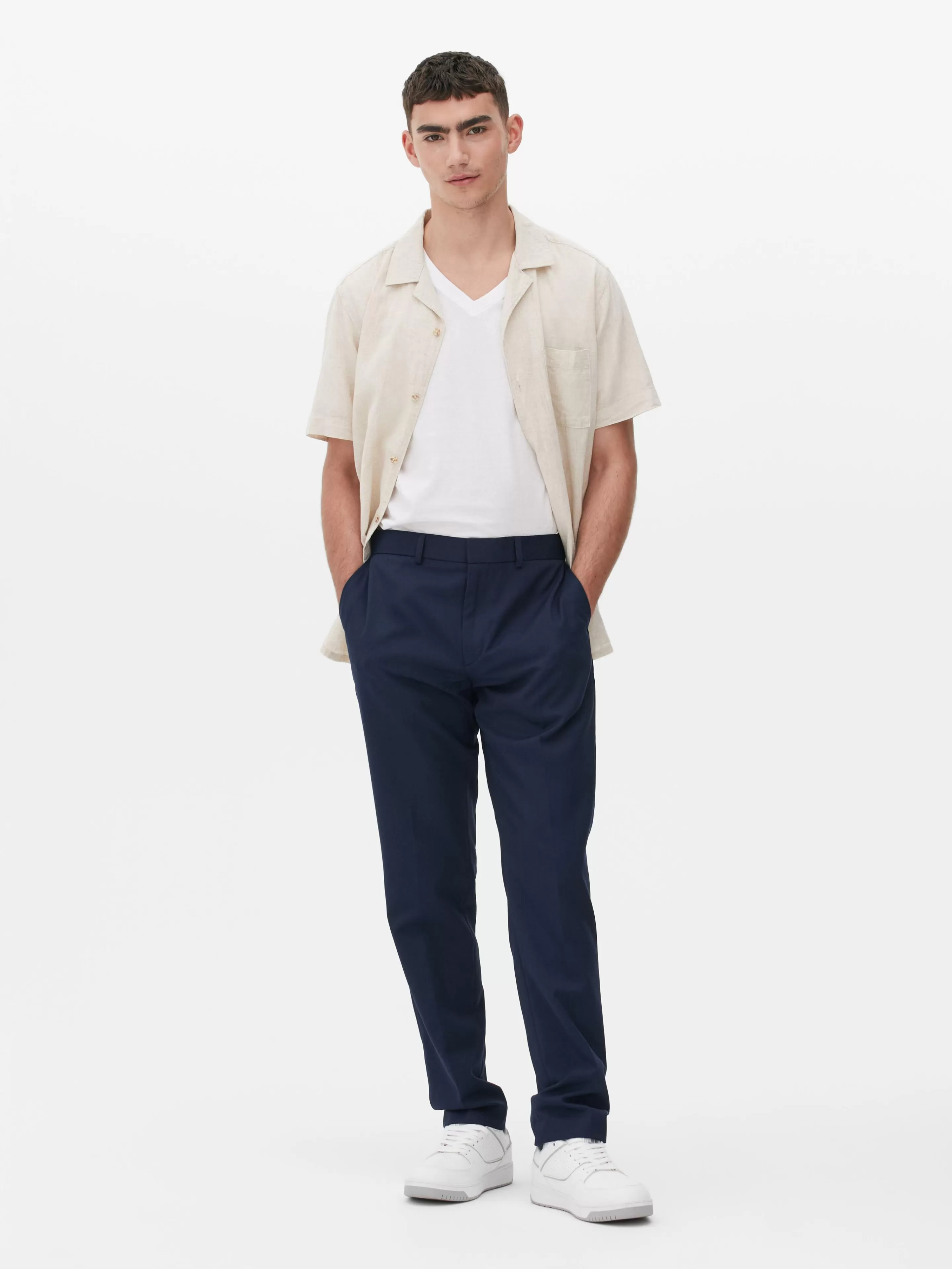 Hombre Primark Pantalón | Pantalón De Sarga Formal