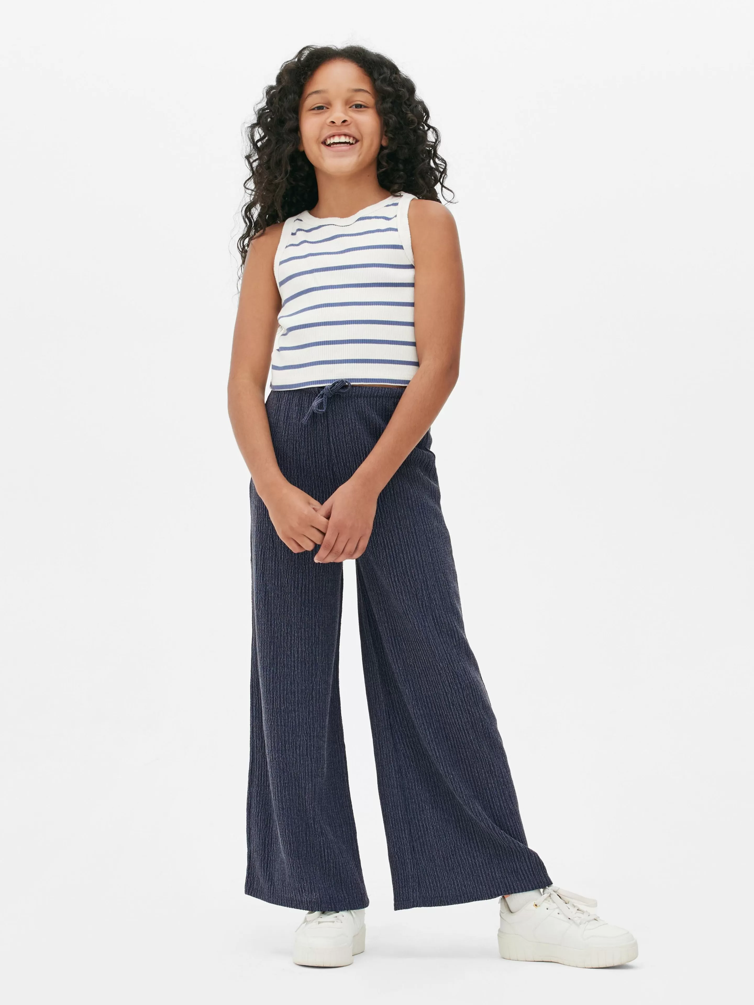 Niños Primark Pantalones Y Leggings | Pantalón Fruncido Con Cordón De Ajuste