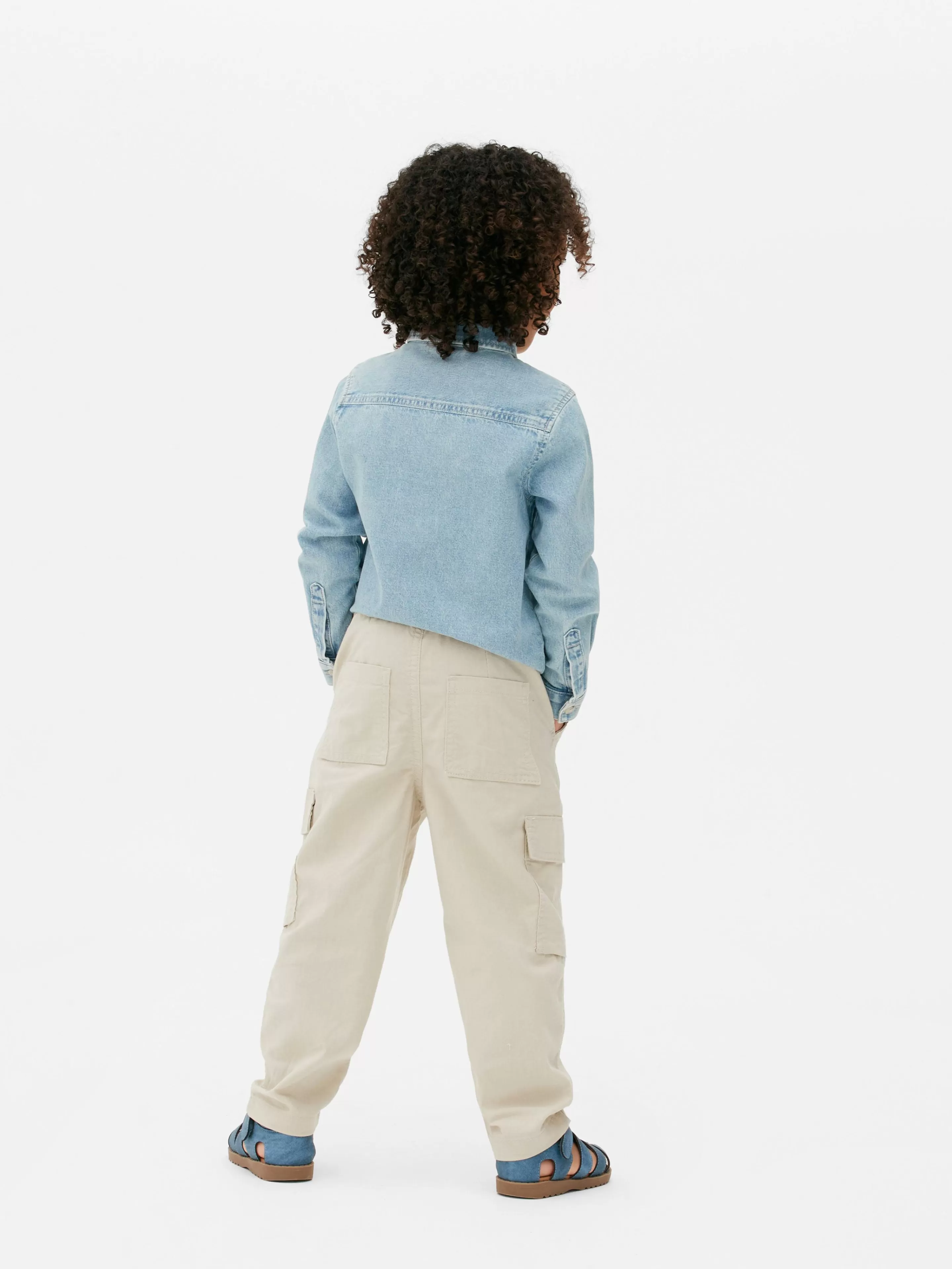 Niños Primark Pantalón | Pantalones Cargo En Mezcla De Lino