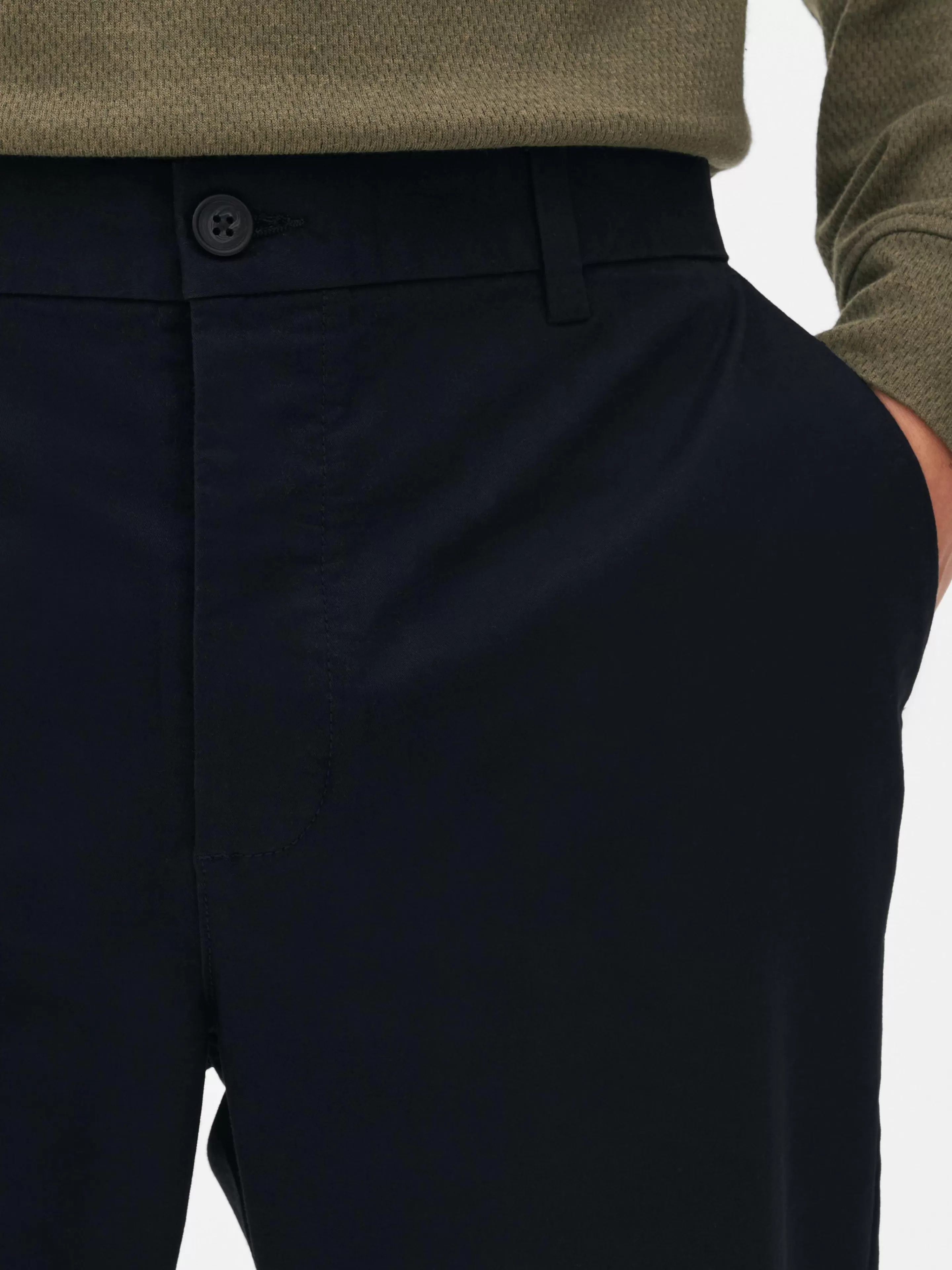 Hombre Primark Pantalón | Pantalones Chinos De Corte Entallado