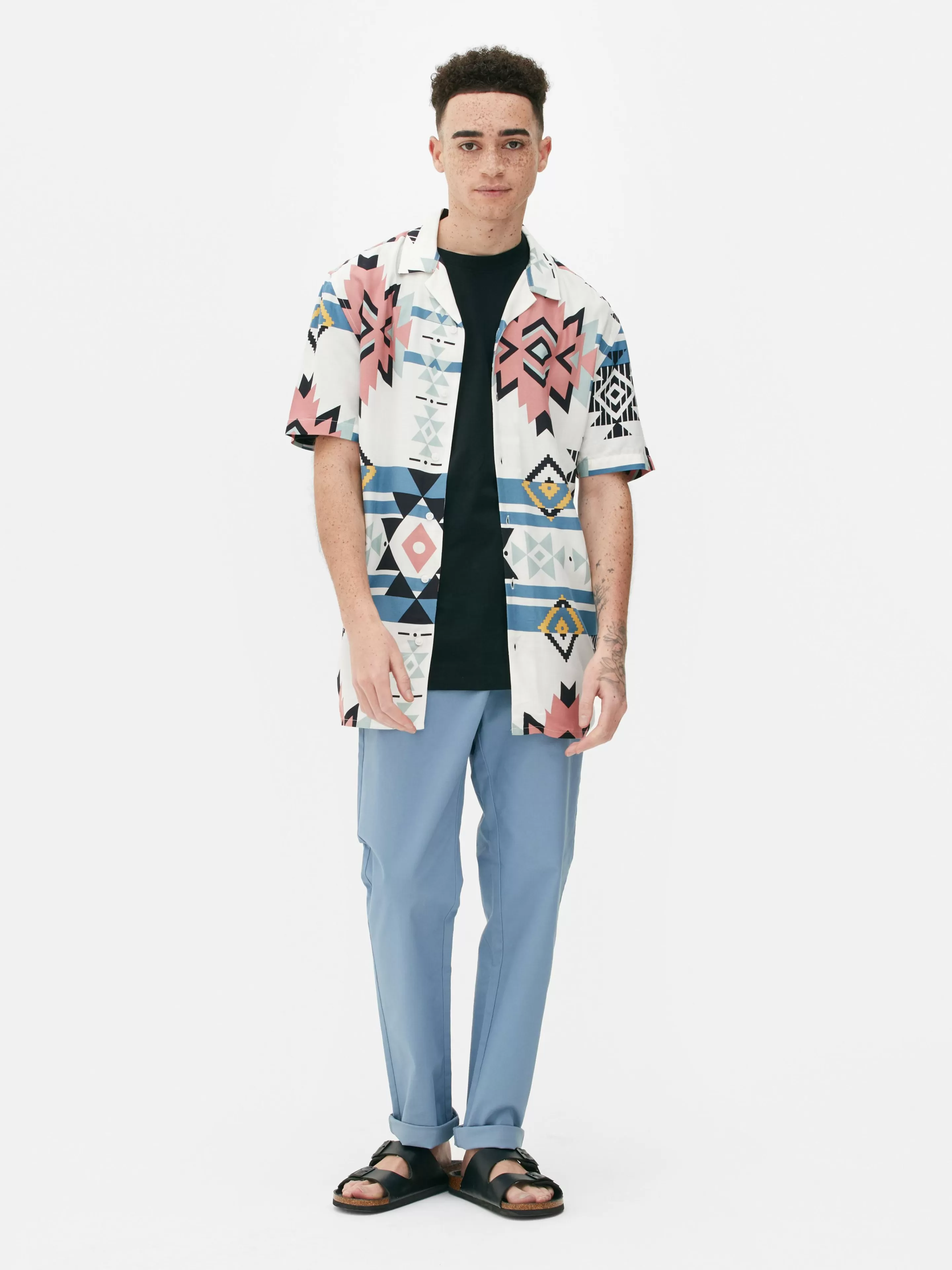 Hombre Primark Pantalón | Pantalones Chinos De Corte Entallado Elásticos