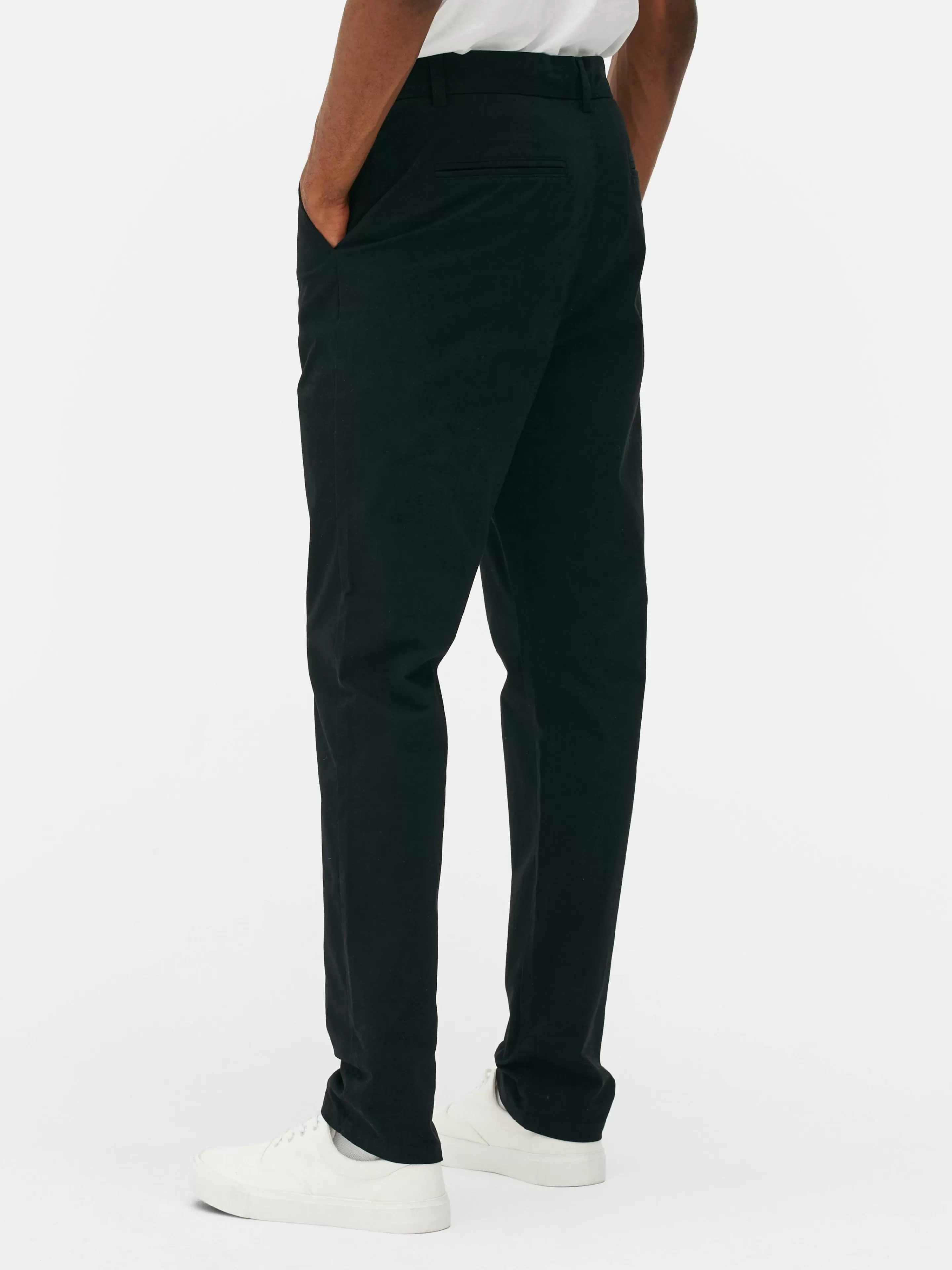 Hombre Primark Pantalón | Pantalones Chinos Elásticos De Corte Entallado
