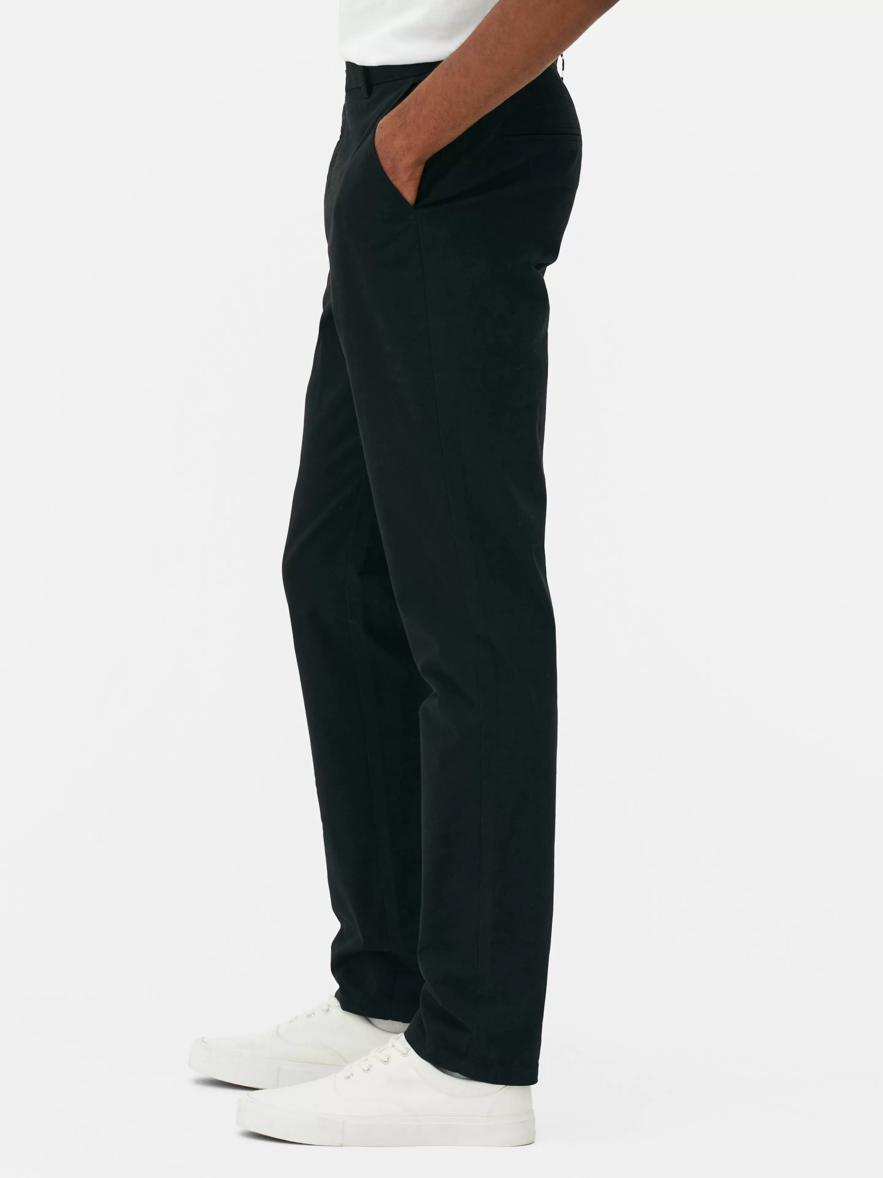 Hombre Primark Pantalón | Pantalones Chinos Elásticos De Corte Entallado