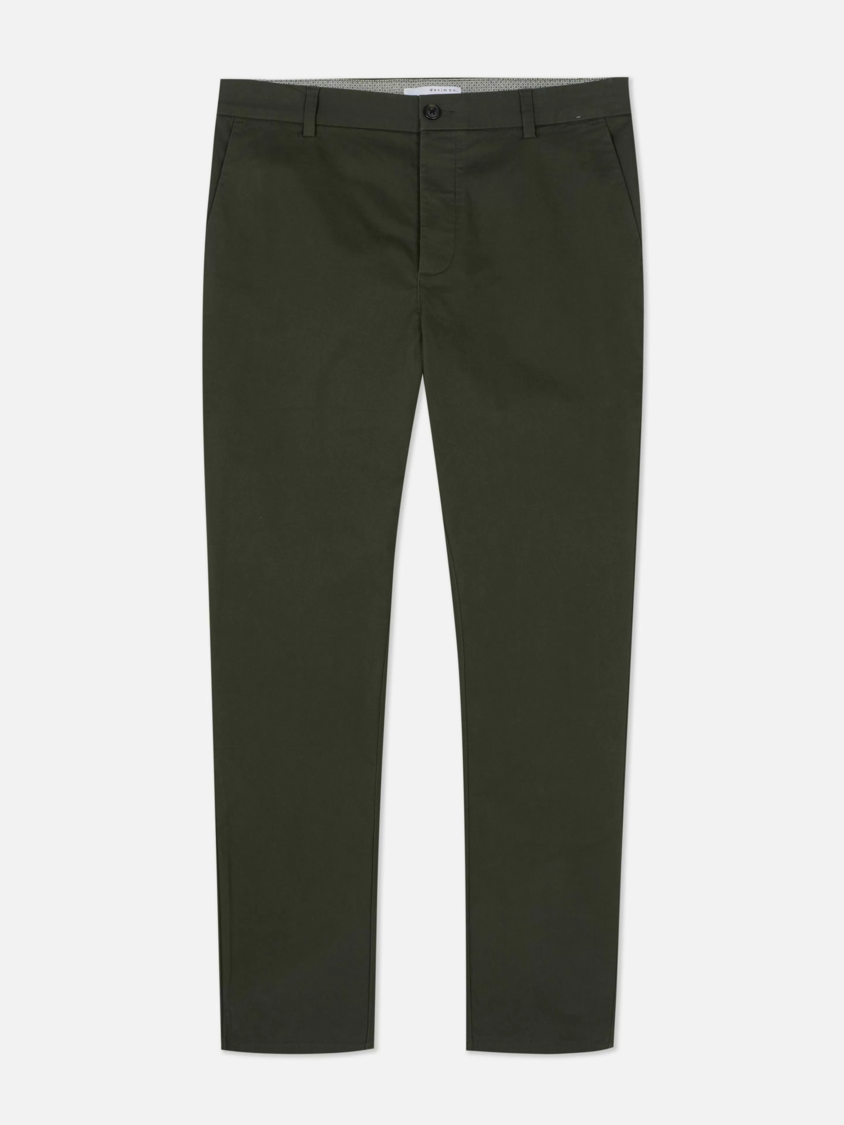 Hombre Primark Pantalón | Pantalones Chinos Elásticos De Corte Entallado