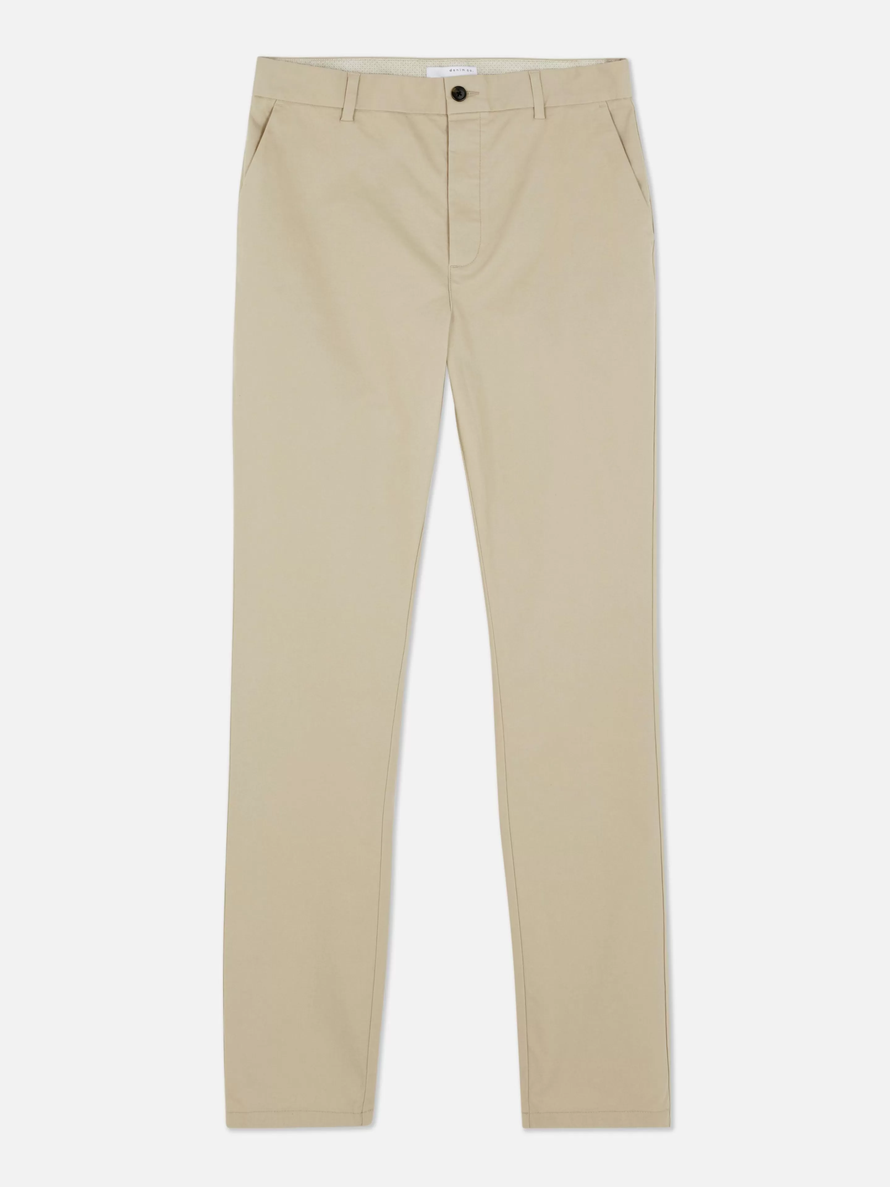 Hombre Primark Pantalón | Pantalones Chinos Elásticos De Corte Entallado