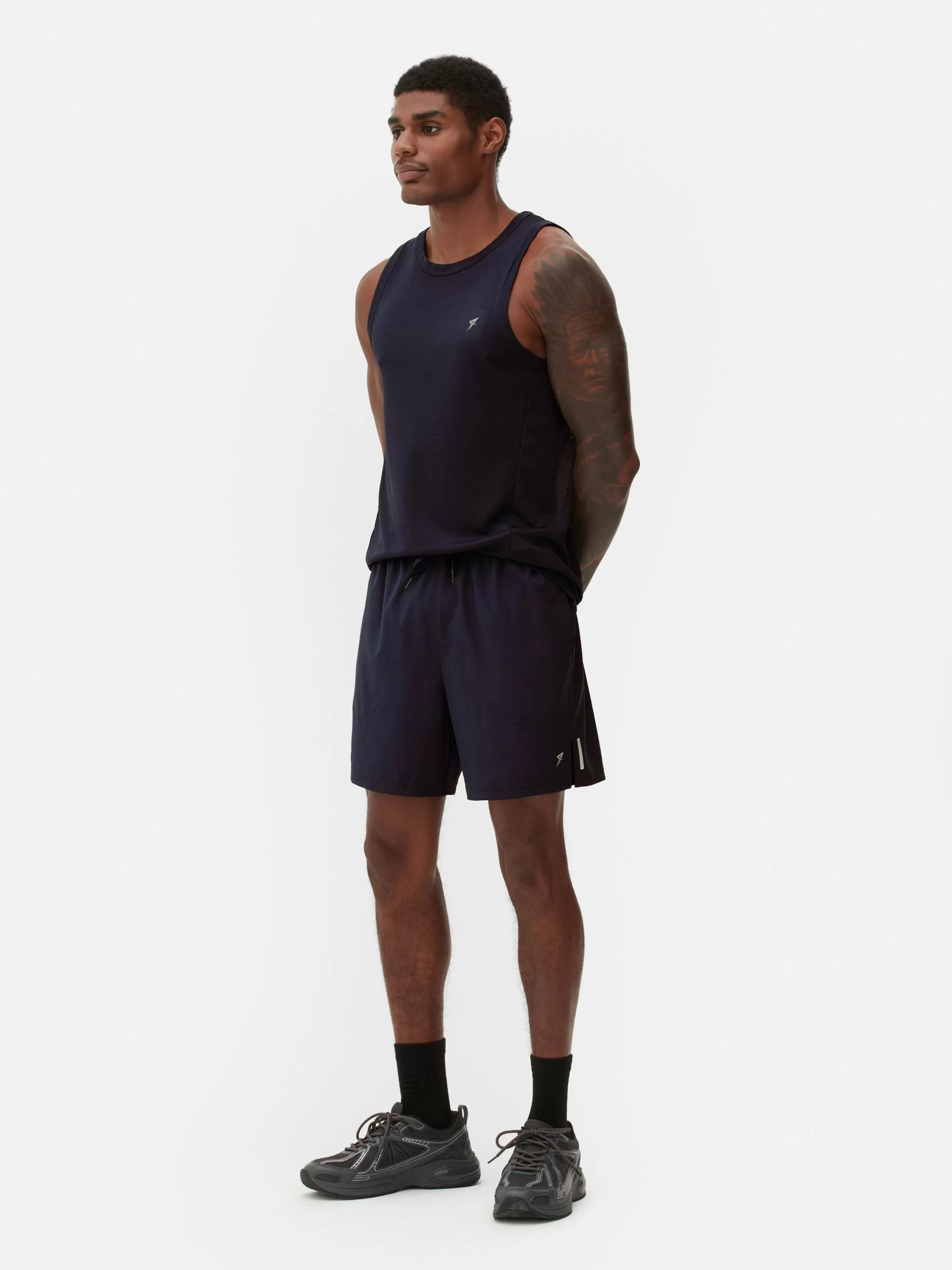 Hombre Primark Pantalones Cortos | Ropa Deportiva | Pantalones Cortos De Running Con Cinturilla Elástica